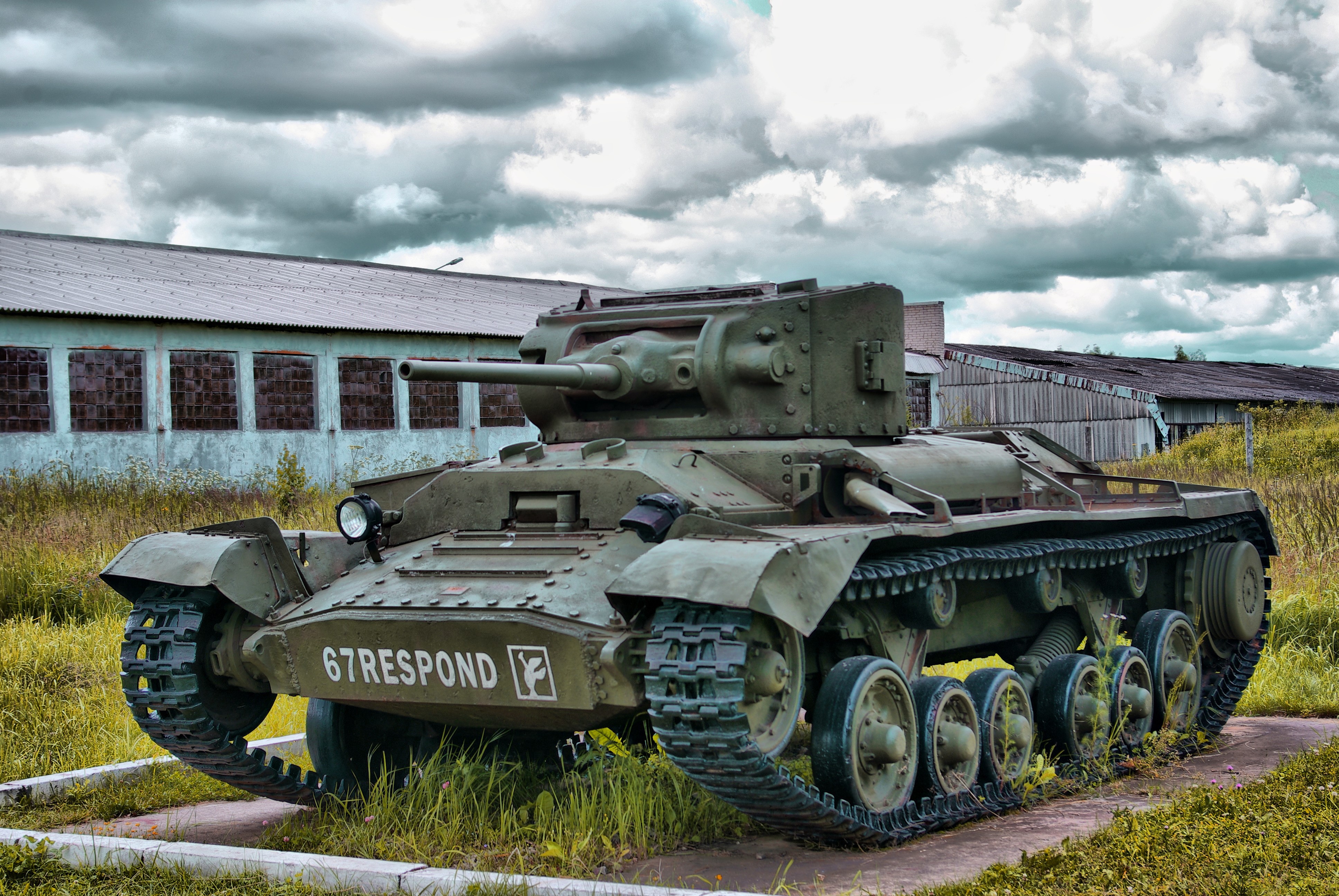 4K Mk III Valentine Tank HD Wallpaper
