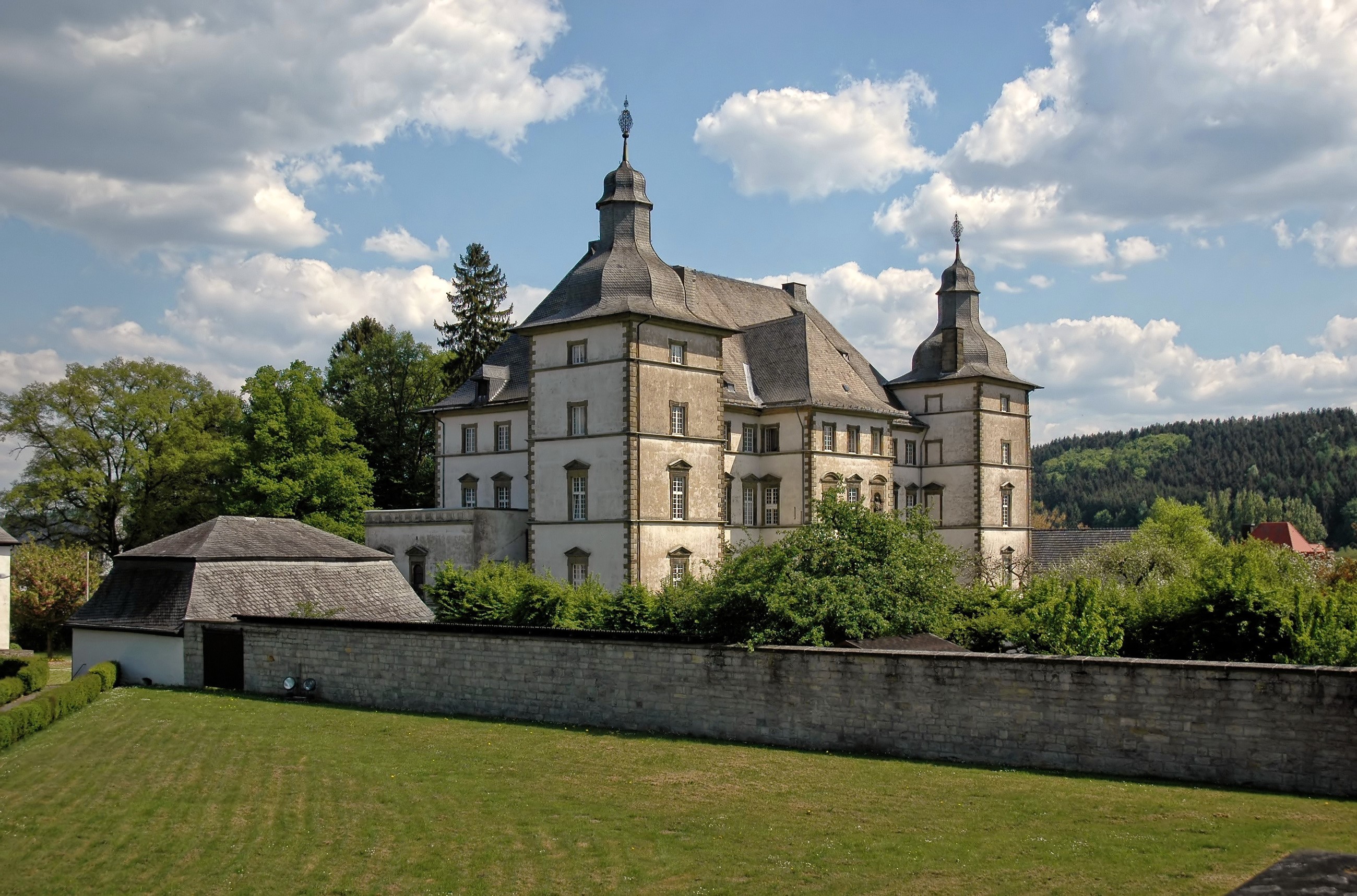 Deutschordensschloss Muelheim Castle in Germany HD Wallpaper