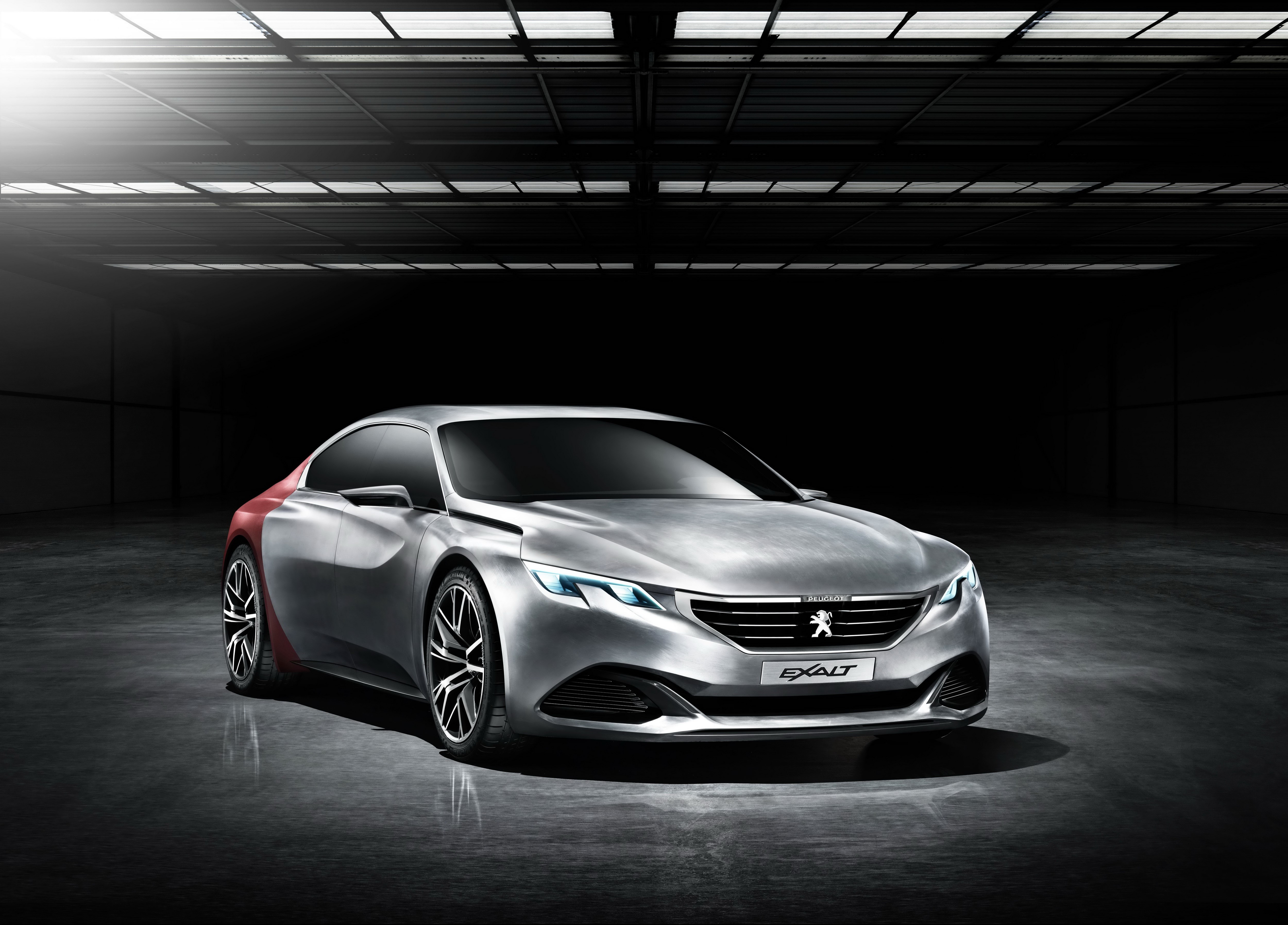 Peugeot Exalt concept car in a studio HD Wallpaper