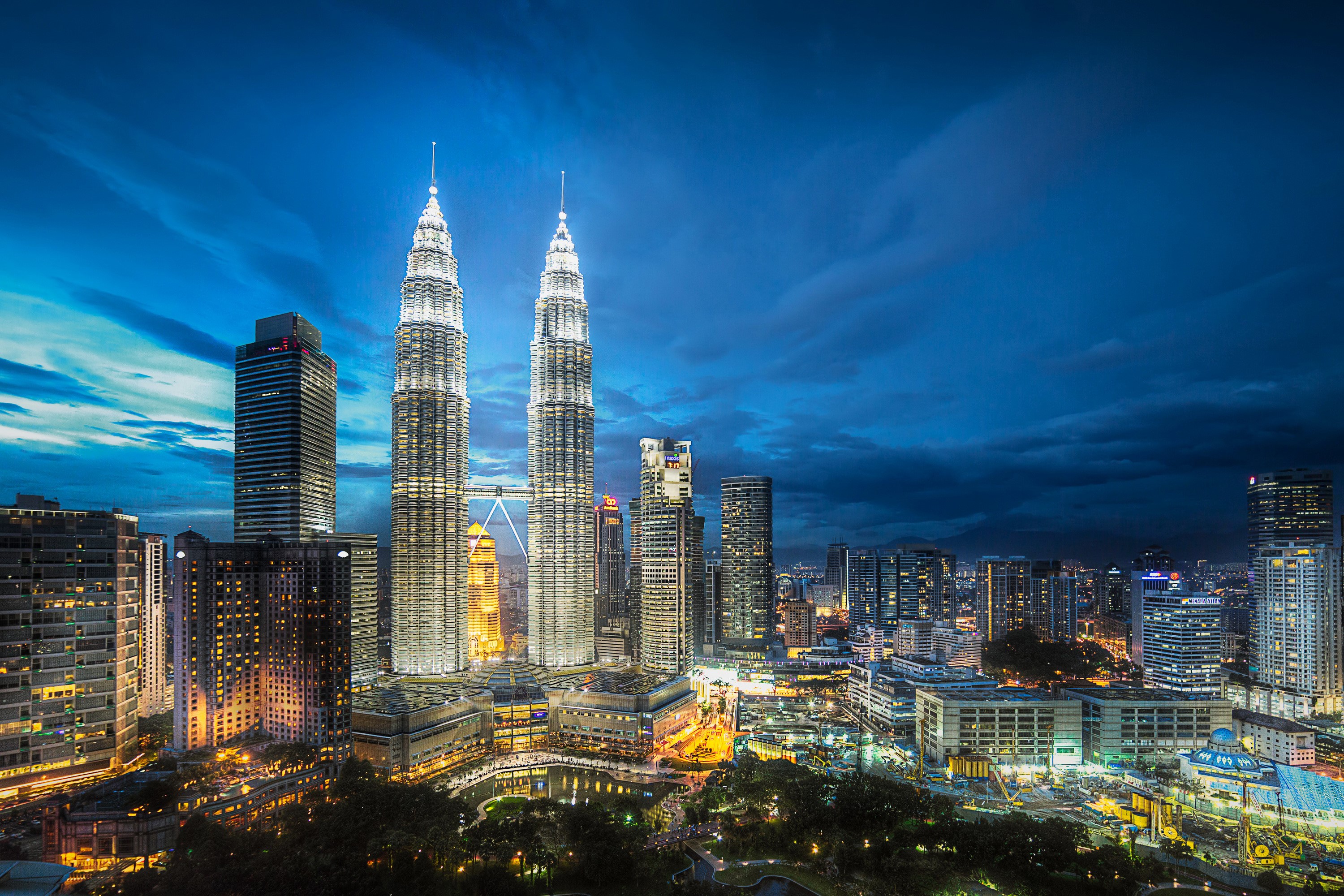 4K Malaysia Houses Skyscrapers Megapolis Night From Above Kuala 4K Malaysia Houses Skyscrapers Megapolis Night From Above Kuala