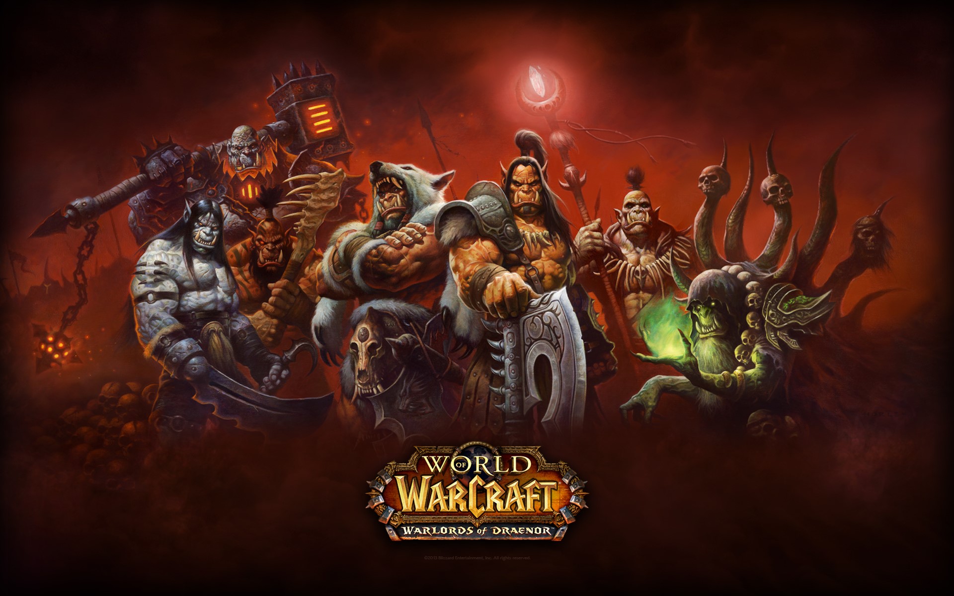 World of Warcraft: Warlords of Draenor characters HD Wallpaper