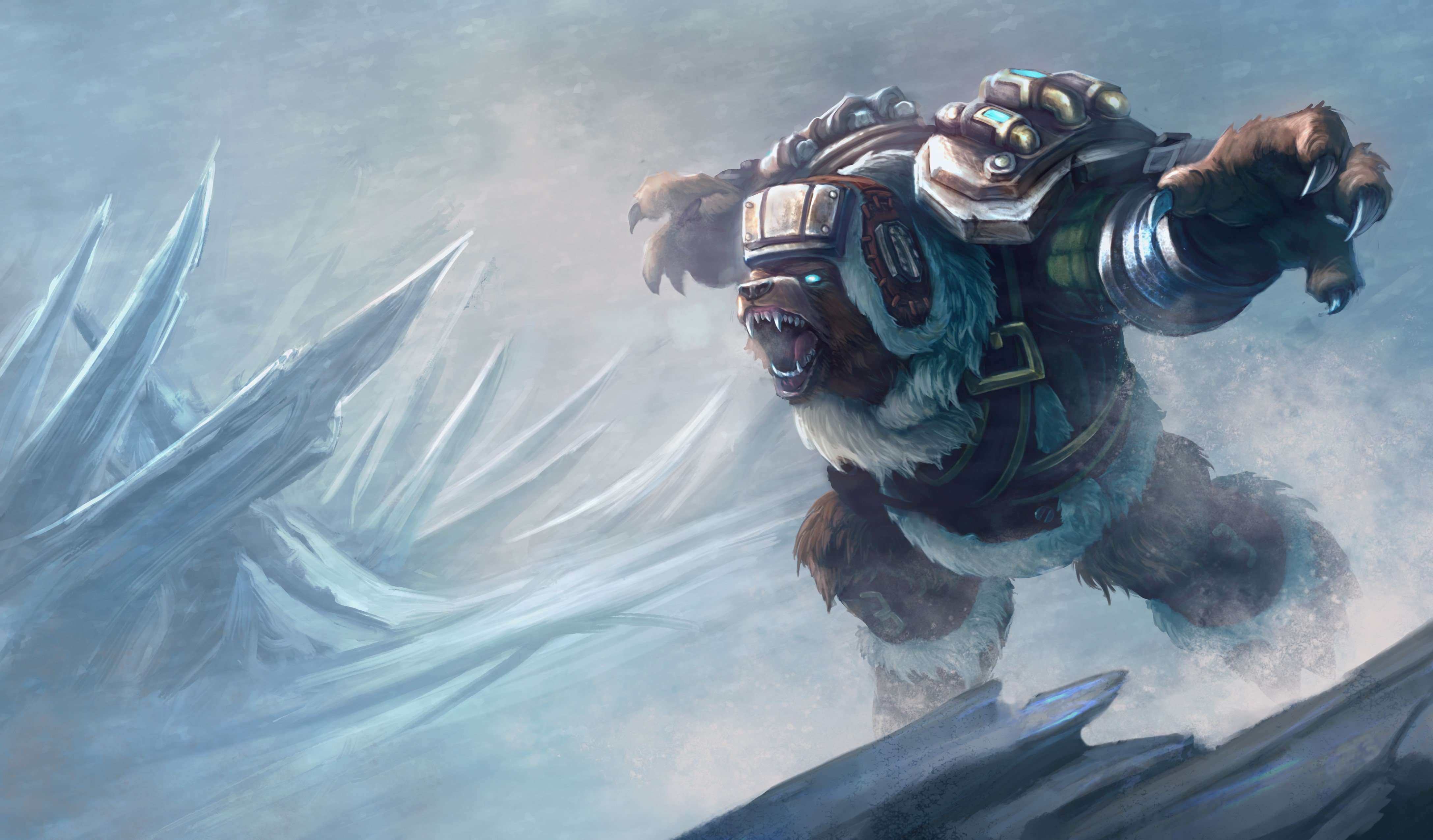 Northern Storm Volibear from League of Legends HD Wallpaper