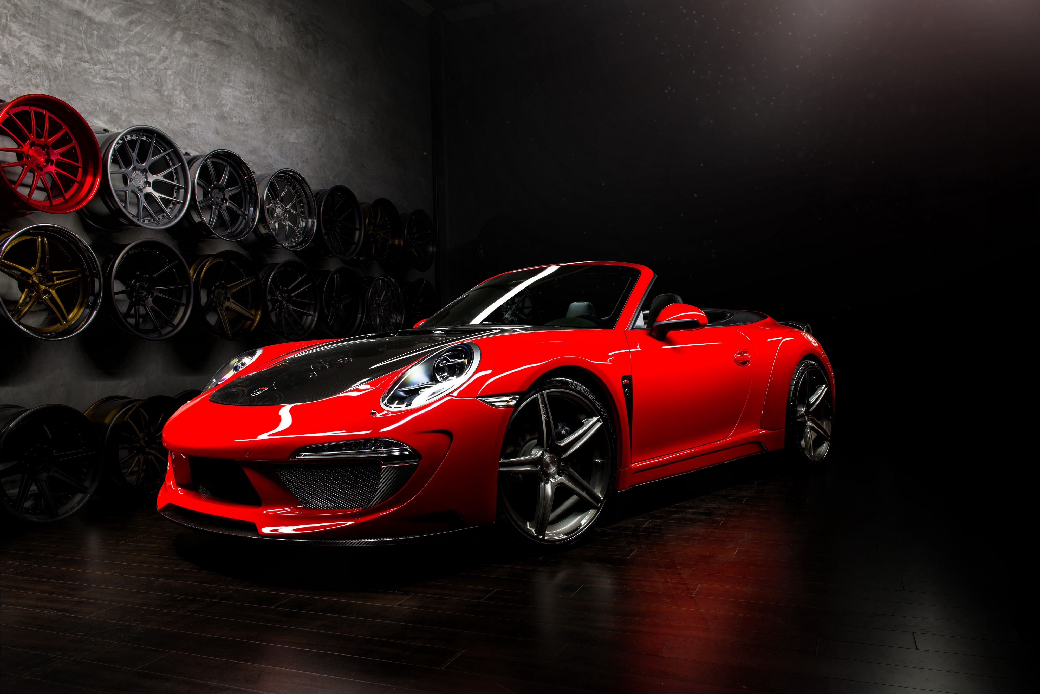 4K Porsche 911 Stinger Cabriolet Tuning HD Wallpaper