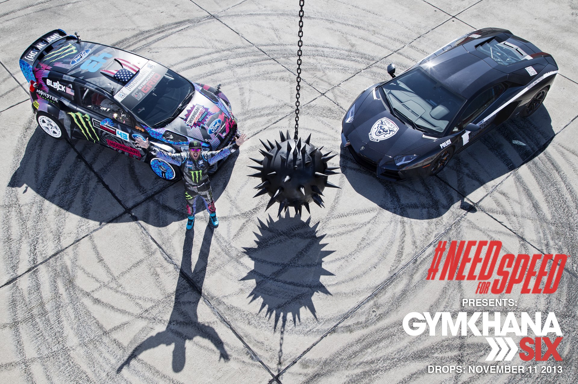 Ken Block in Need for Speed Gymkhana Six HD Wallpaper