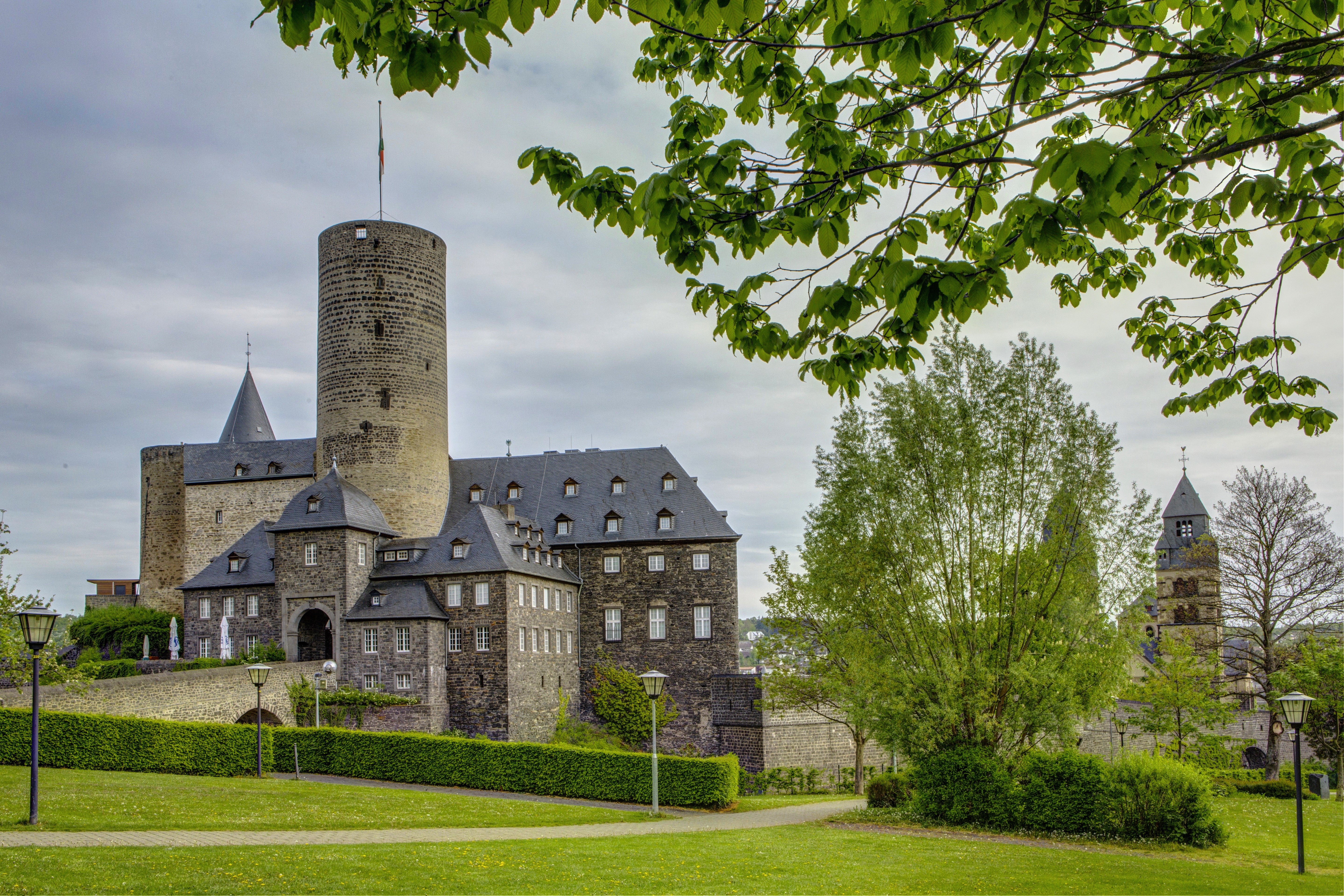 Genovefaburg Mayen Castle in Germany HD Wallpaper