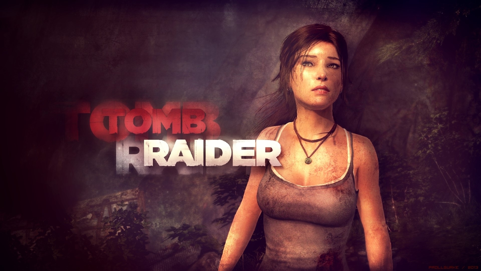 Lara Croft from Tomb Raider HD Wallpaper