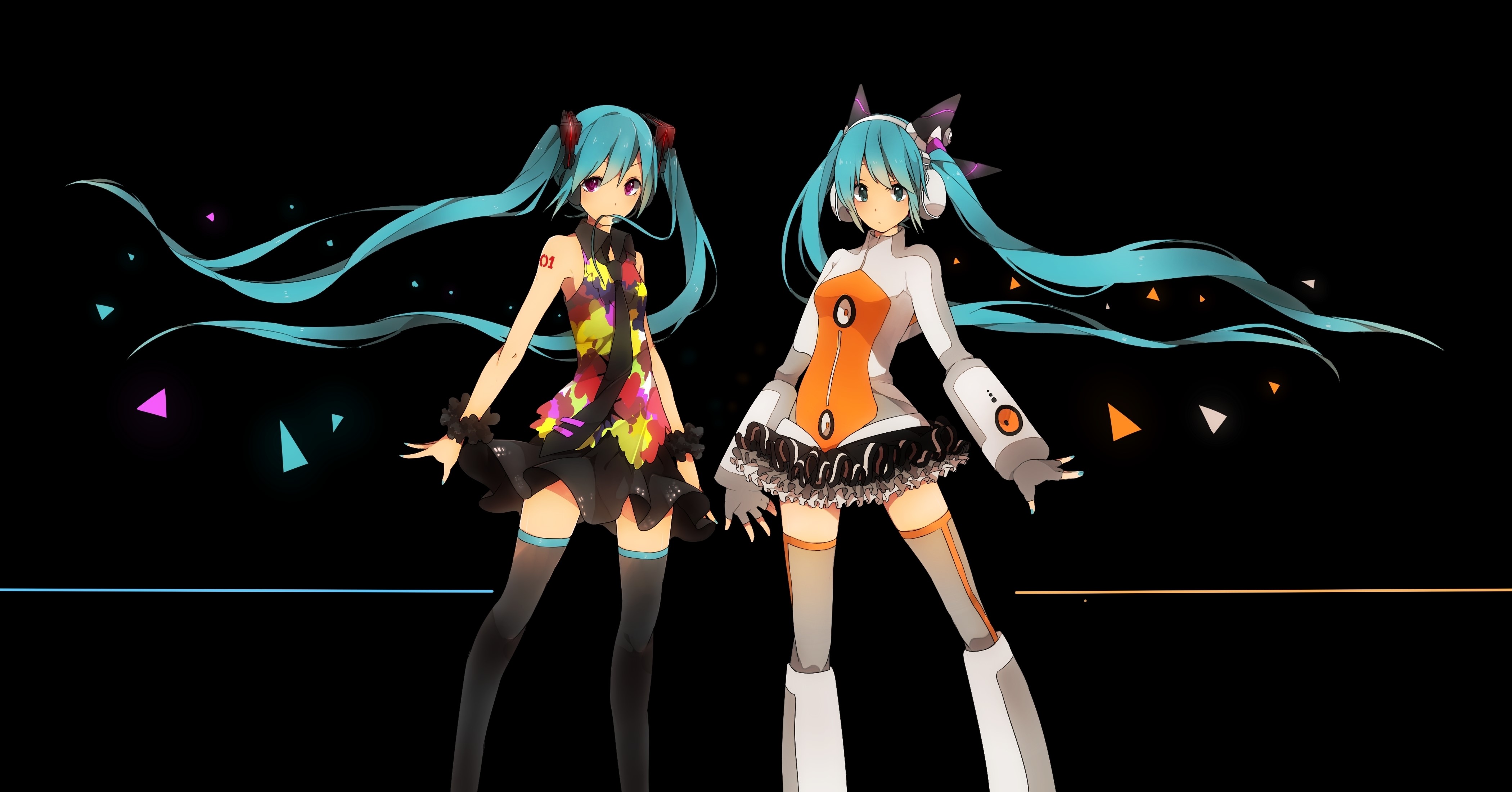 Hatsune Miku and Vocaloid from Vocaloid HD Wallpaper