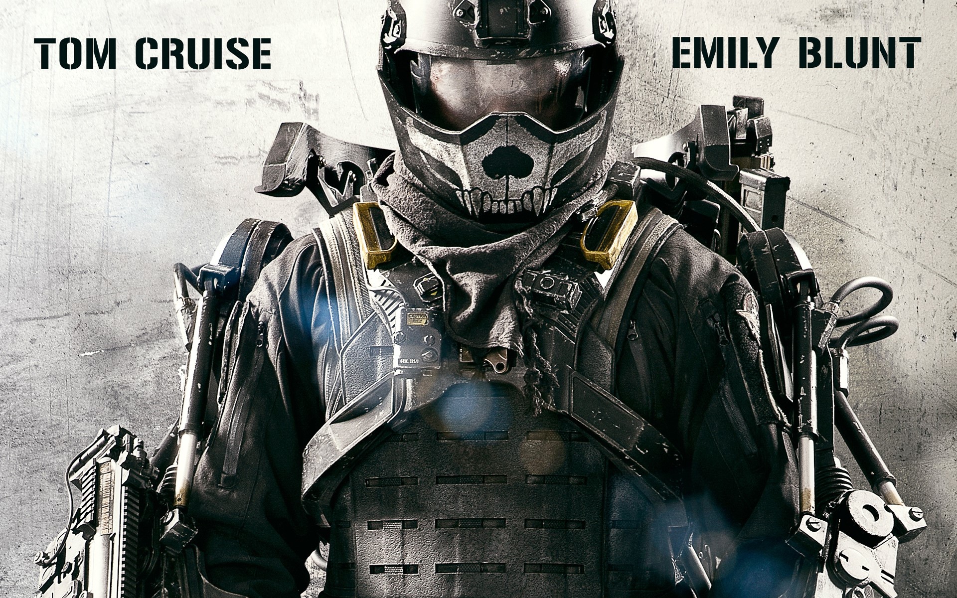 Tom Cruise and Emily Blunt in Edge of Tomorrow HD Wallpaper