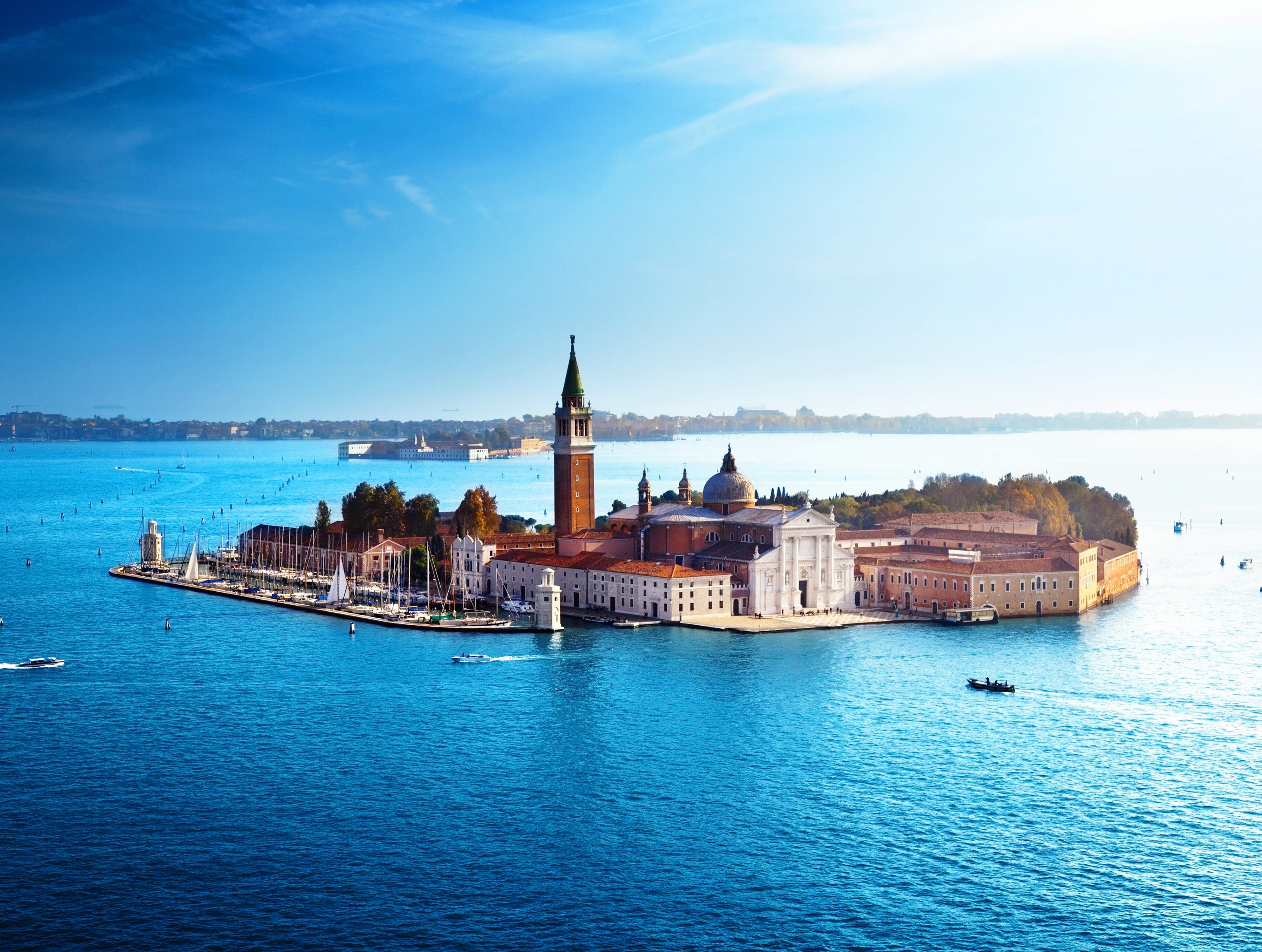 San Giorgio Maggiore island in Venice, Italy HD Wallpaper