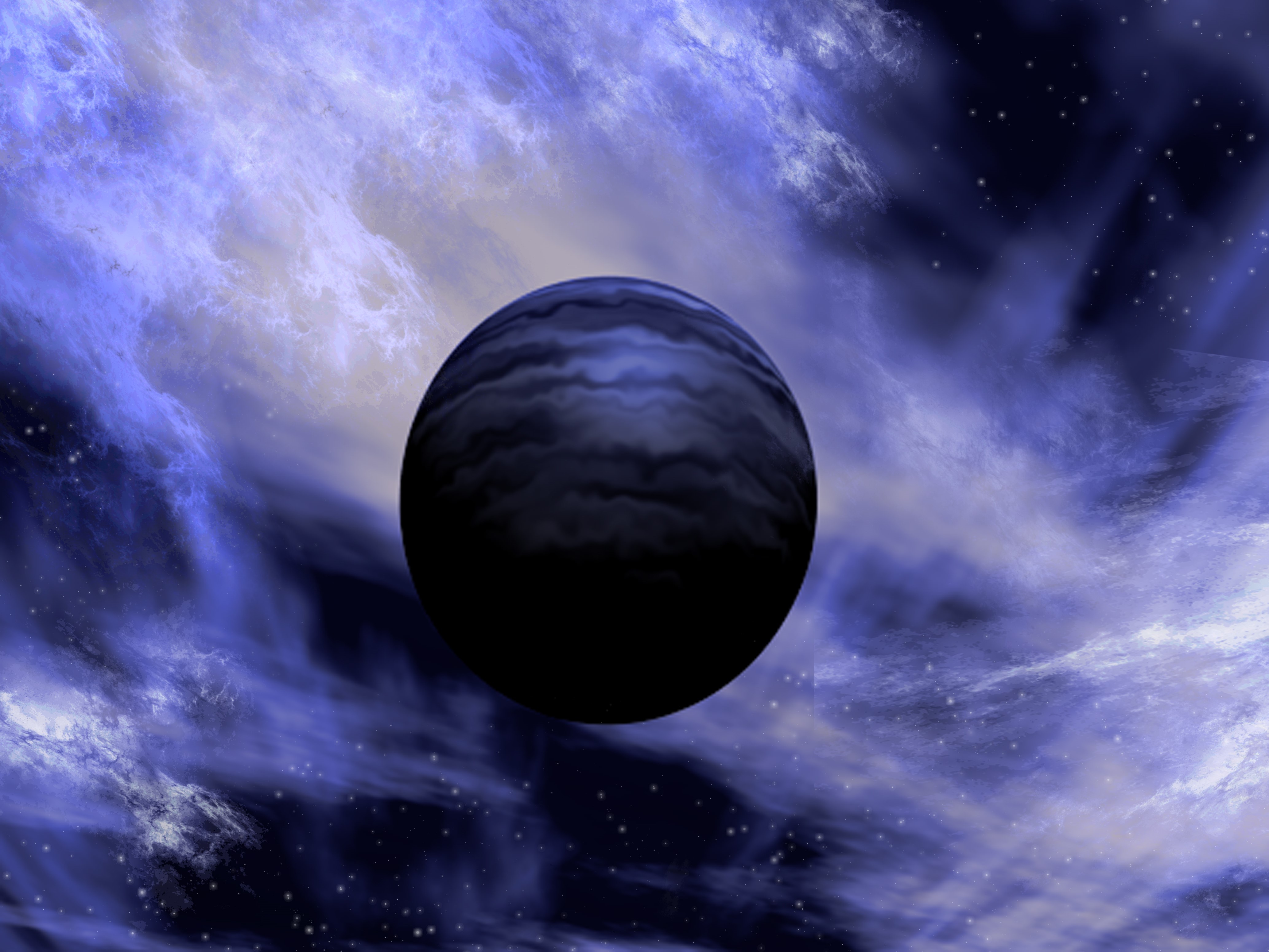 4K Planets in Nebula HD Wallpaper