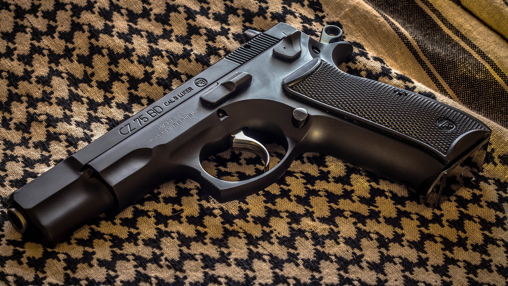 CZ 75 BD 9mm Pistol HD Wallpaper