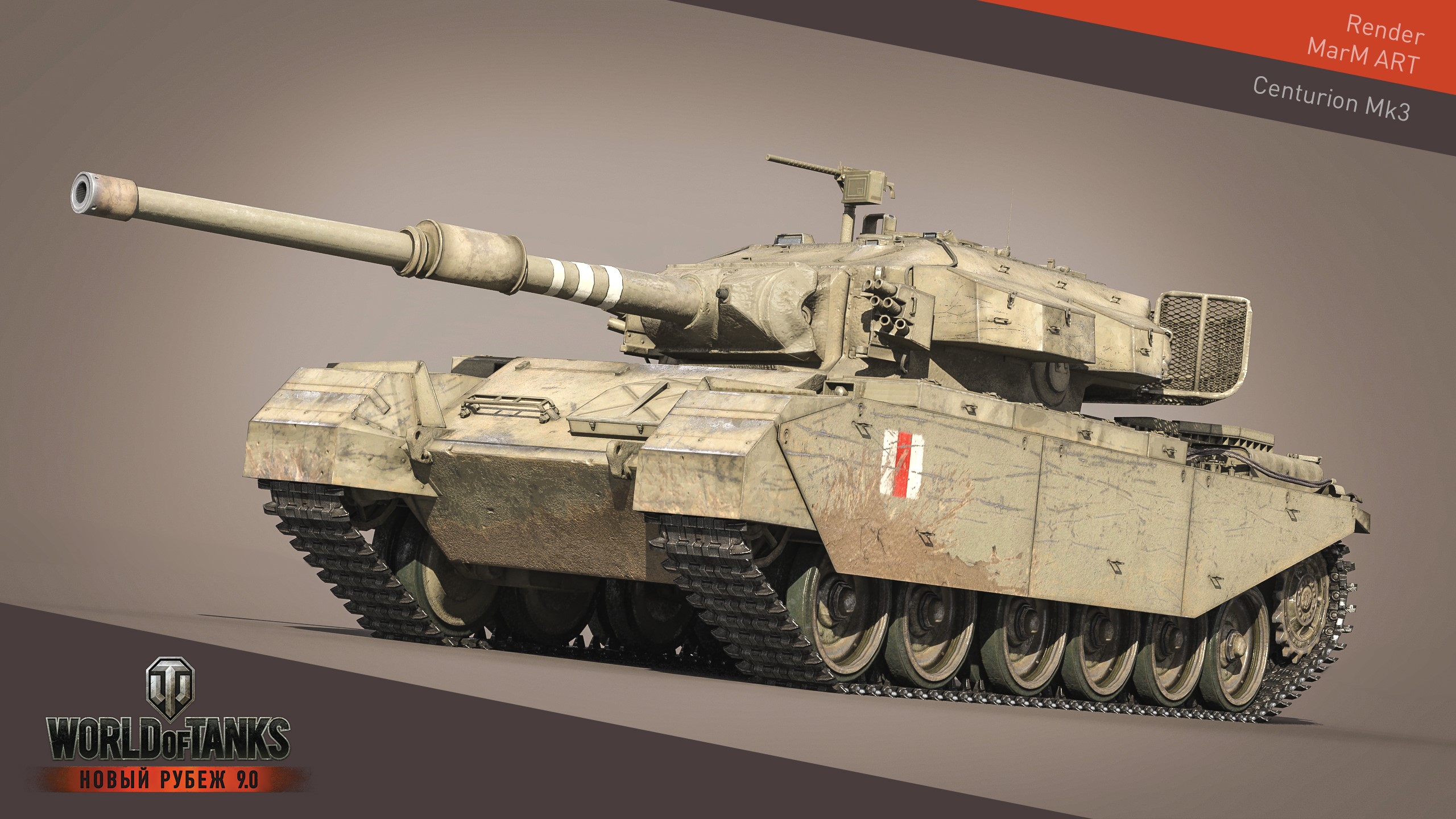 Centurion Mk3 tank from World of Tanks HD Wallpaper
