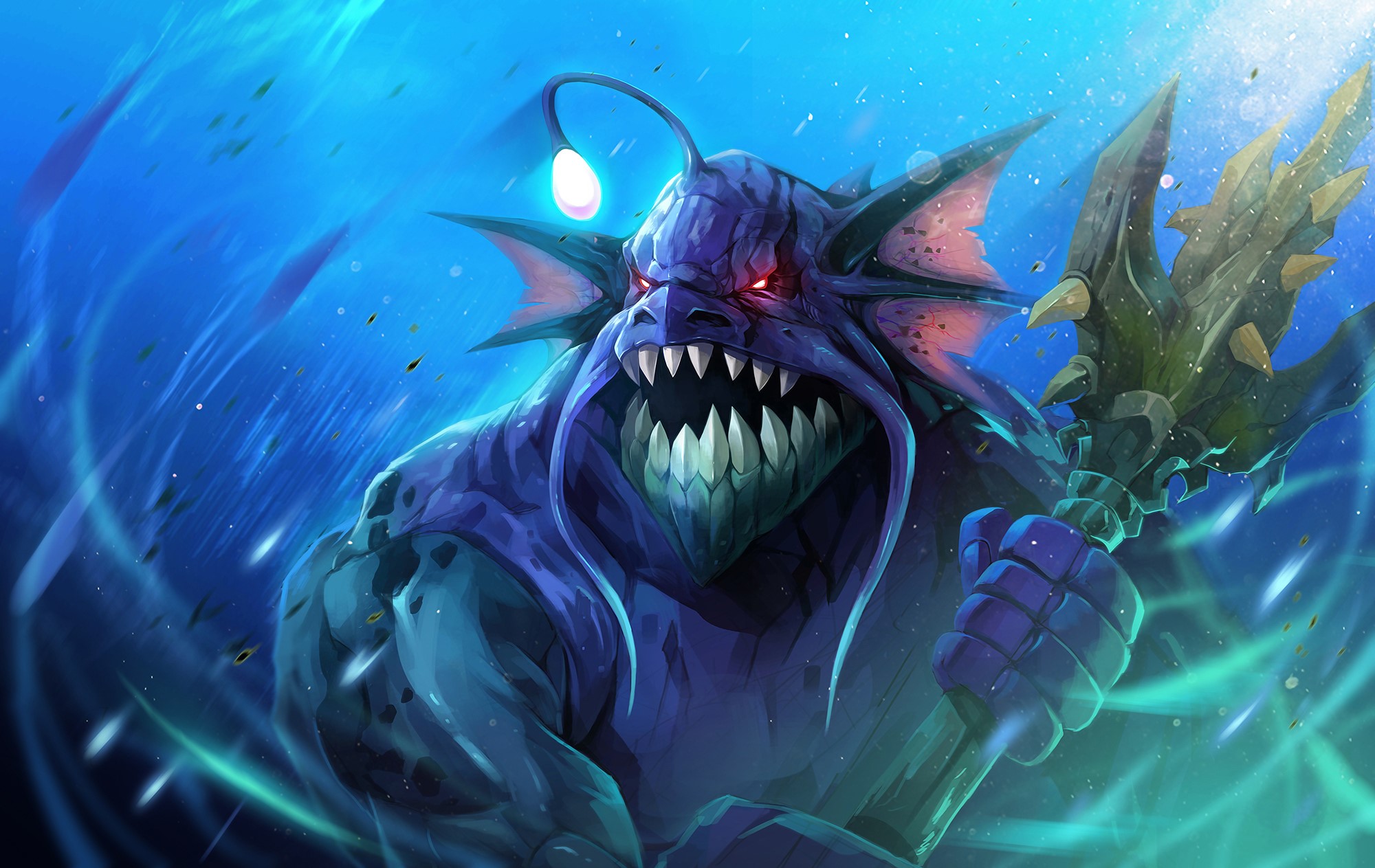 Slardar from DOTA 2 underwater HD Wallpaper