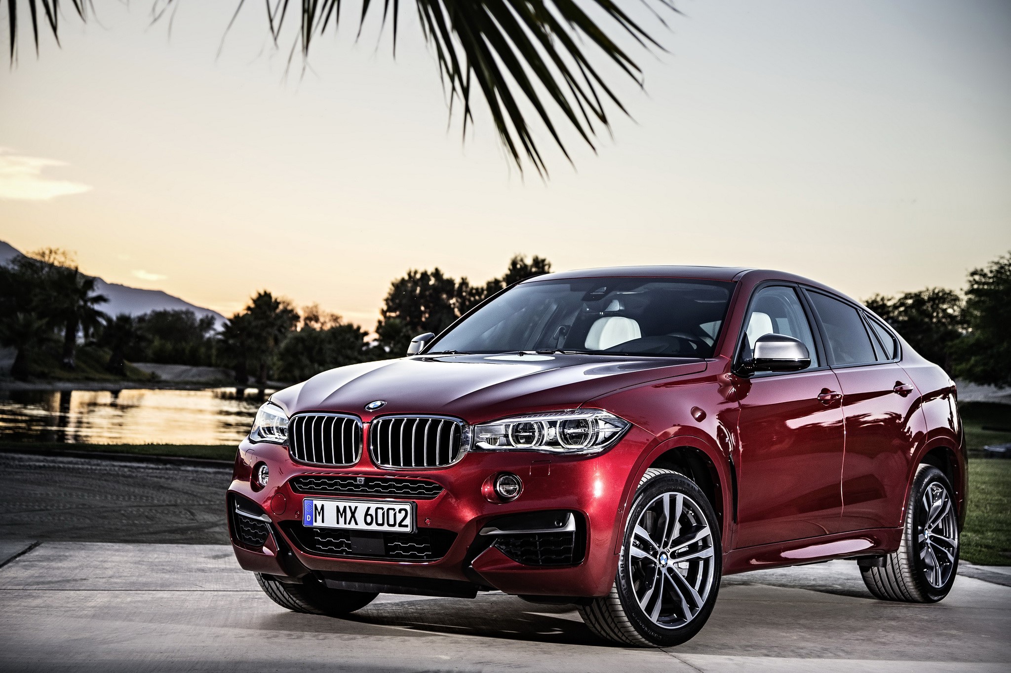 BMW X6 F16 M50d Wine Color Metallic HD Wallpaper