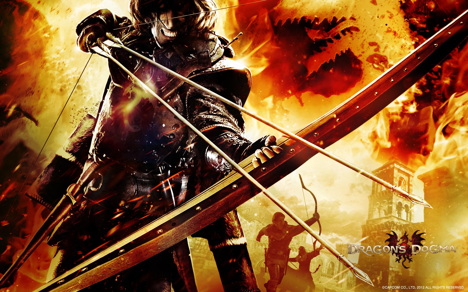 Dragon's Dogma Archer with Bow and Arrows HD Wallpaper