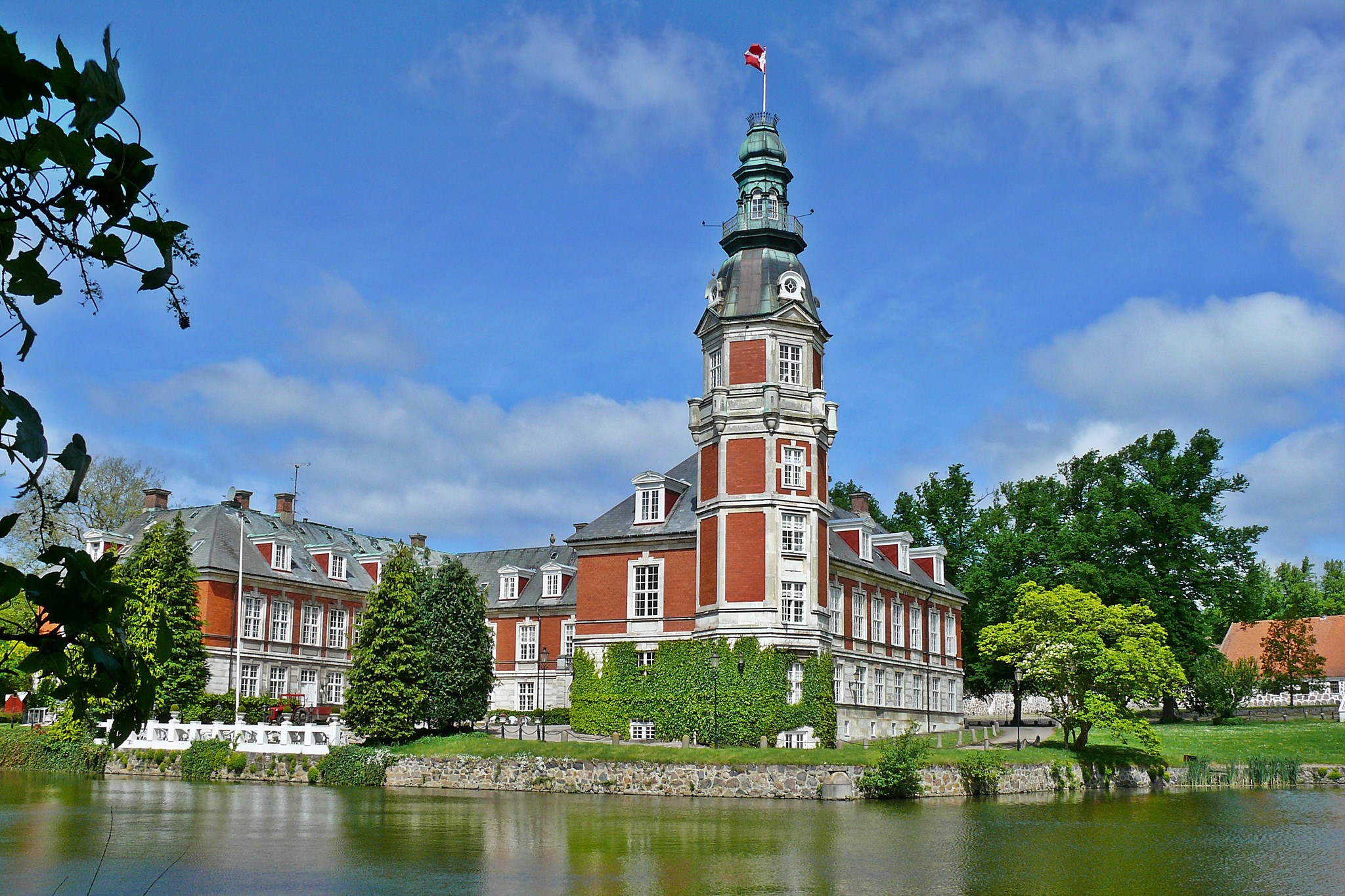 Faaborg, Denmark Castle by the River HD Wallpaper