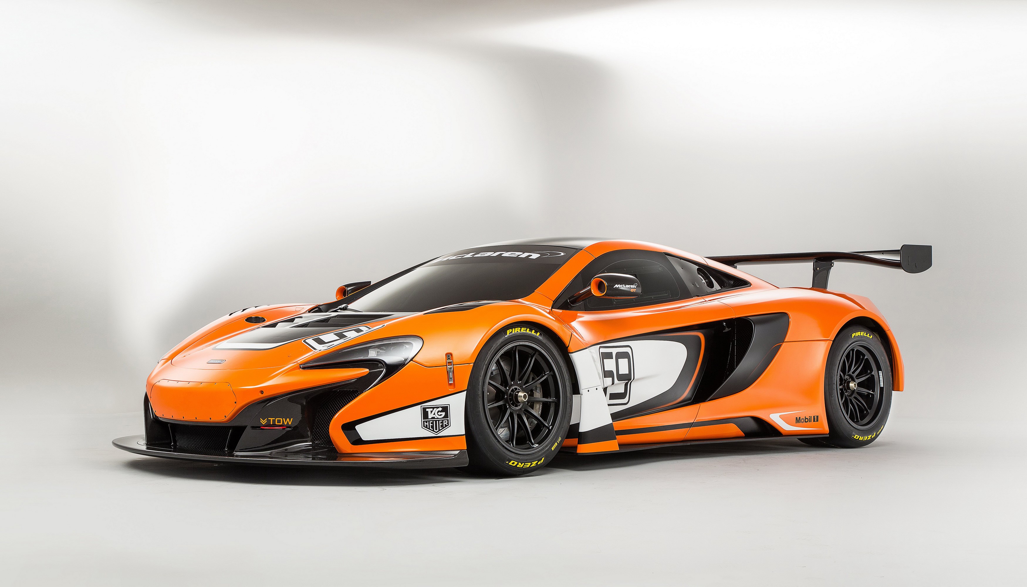 McLaren 650S GT3 race car HD Wallpaper