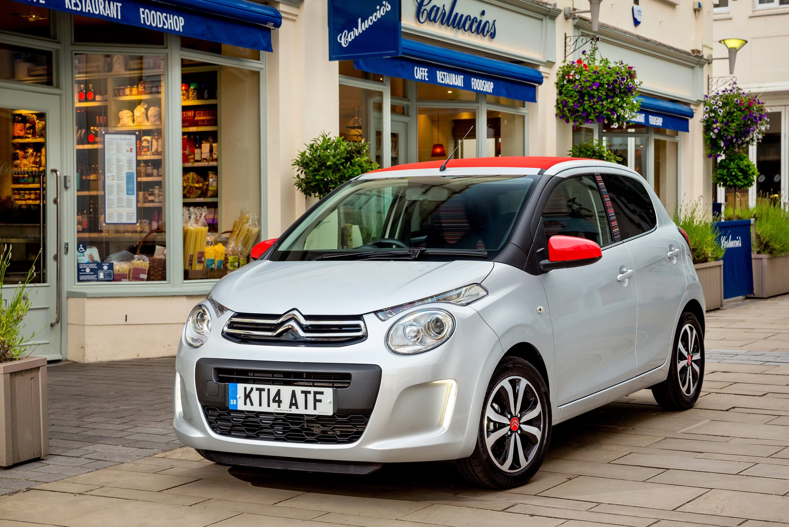 2014 Citroen C1 Silver HD Wallpaper