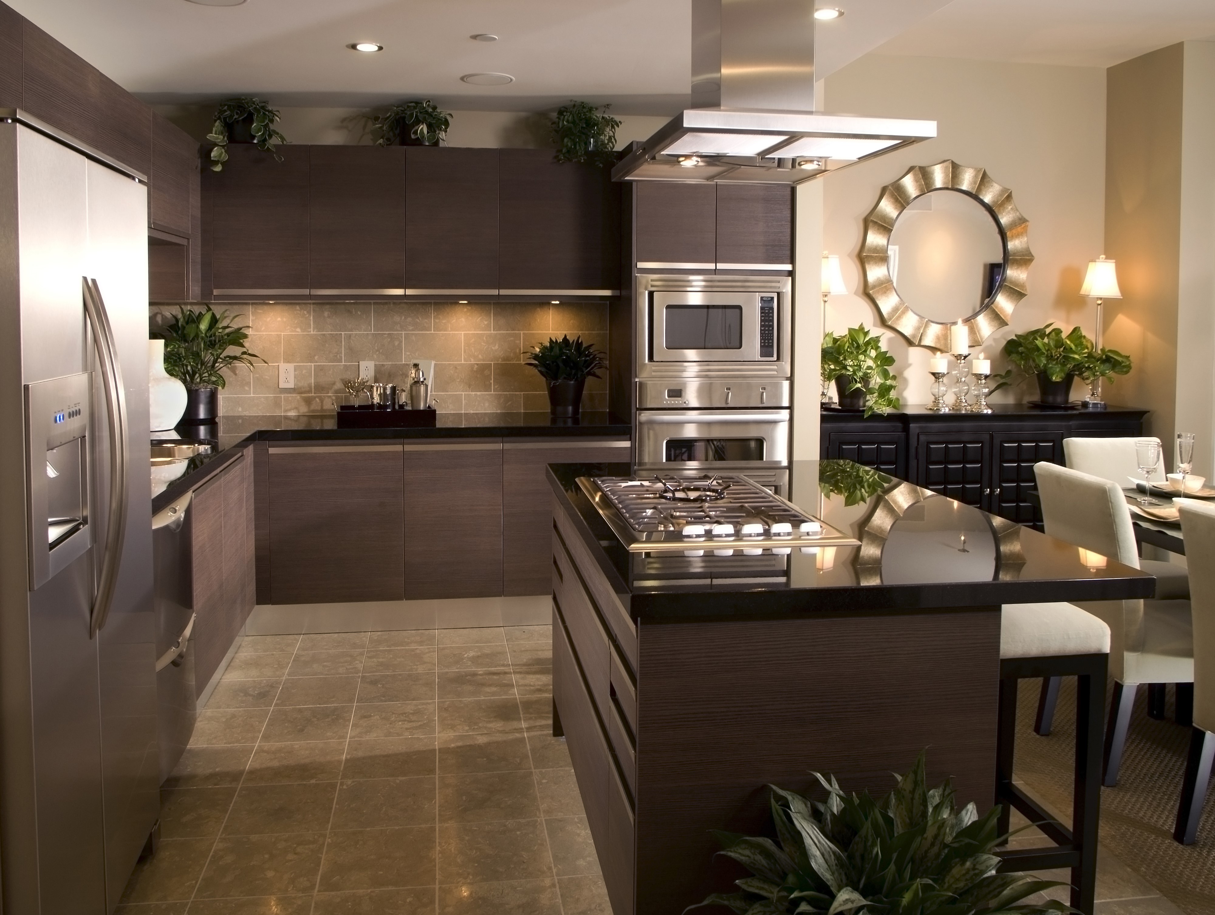 Modern Kitchen Interior Design HD Wallpaper