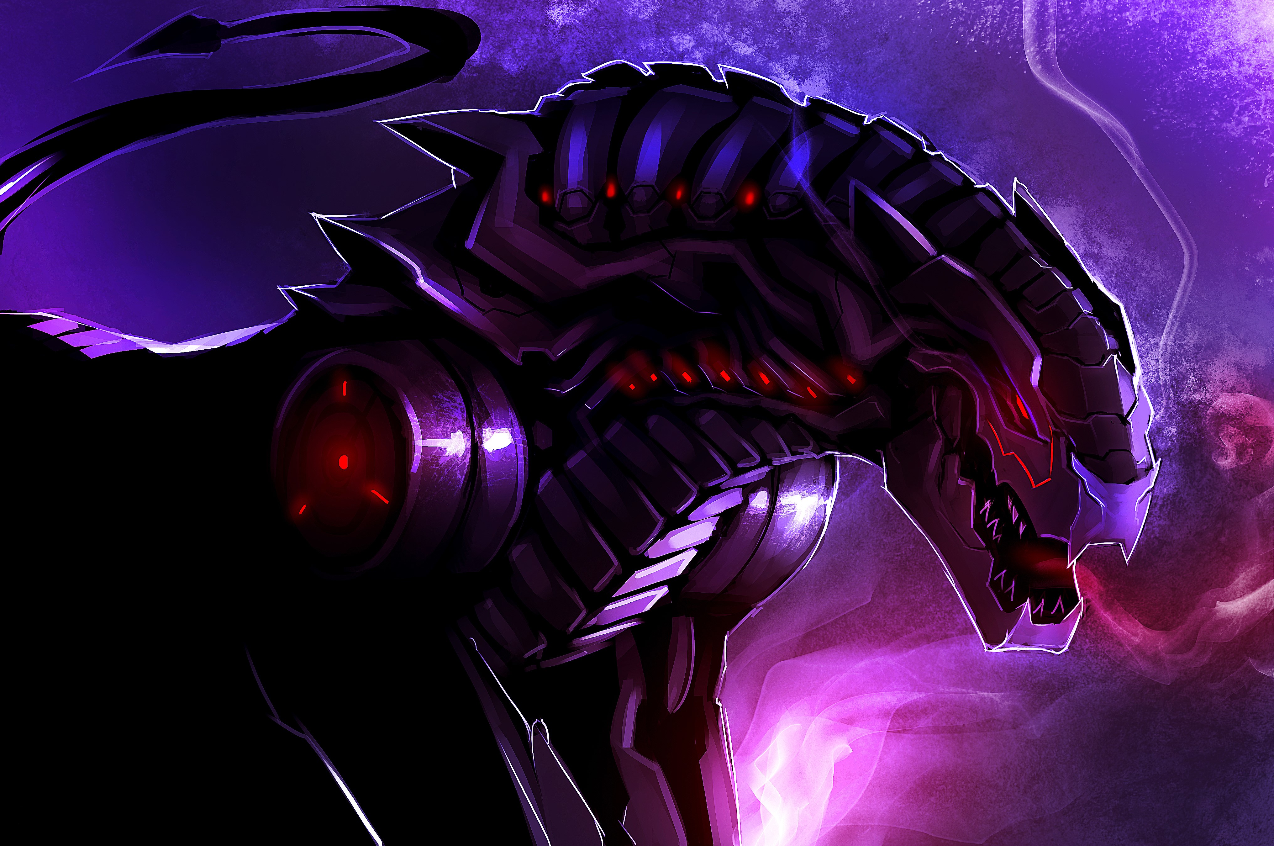 4K Technics Fantasy Monster HD Wallpaper