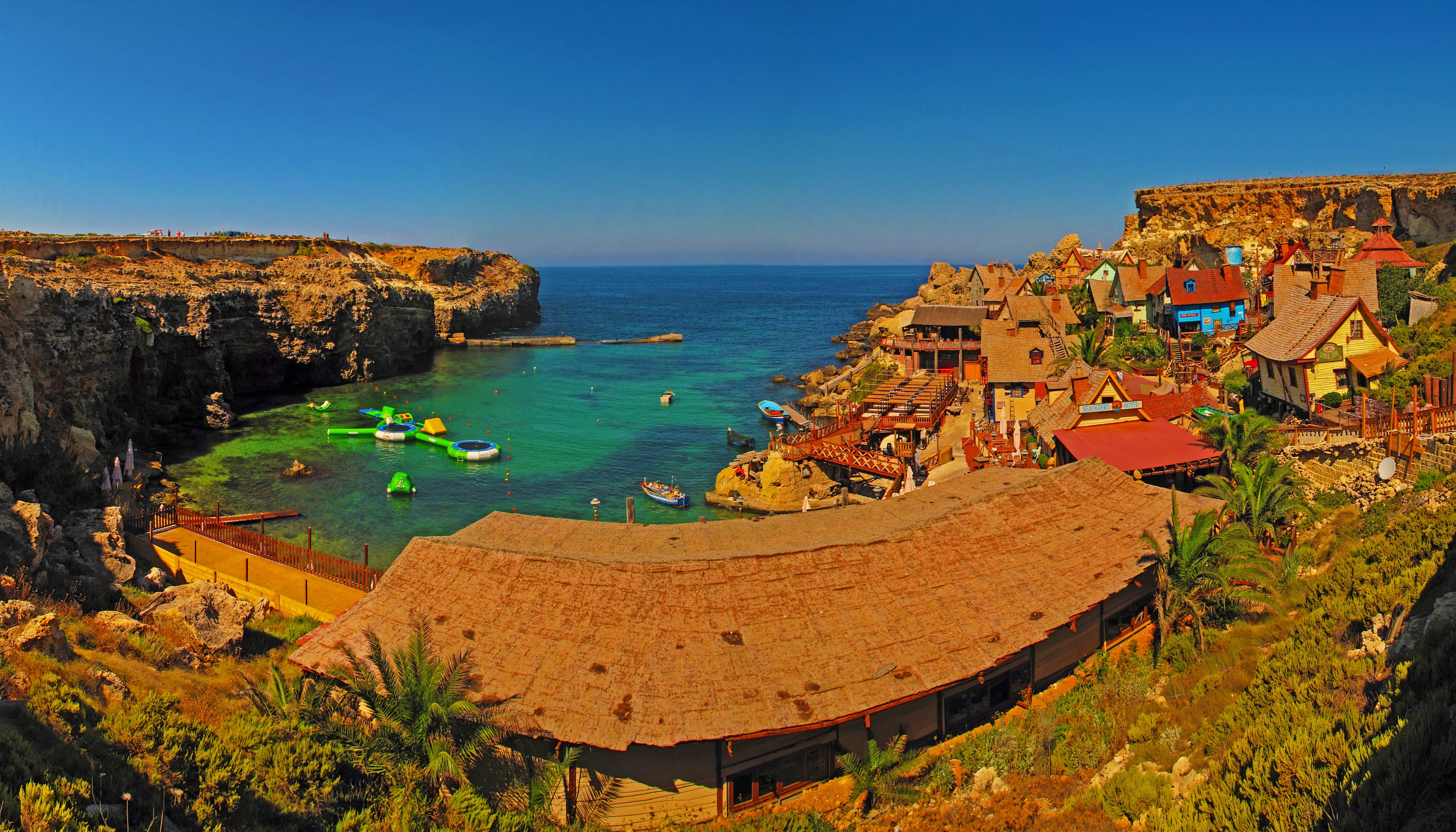 Popeye Village, Mellieha, Malta HD Wallpaper