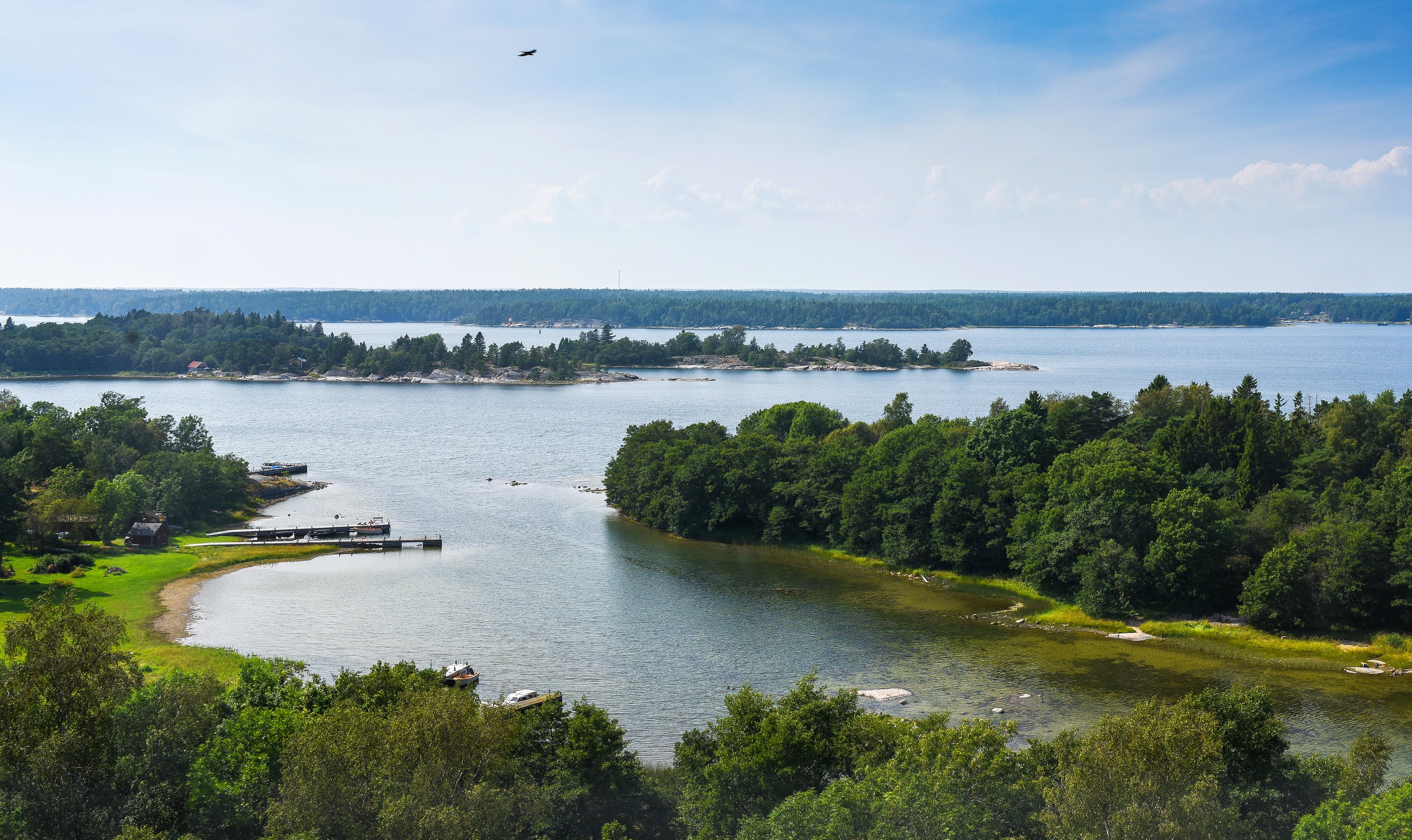 Arholma, Sweden Archipelago with Forests and Water HD Wallpaper