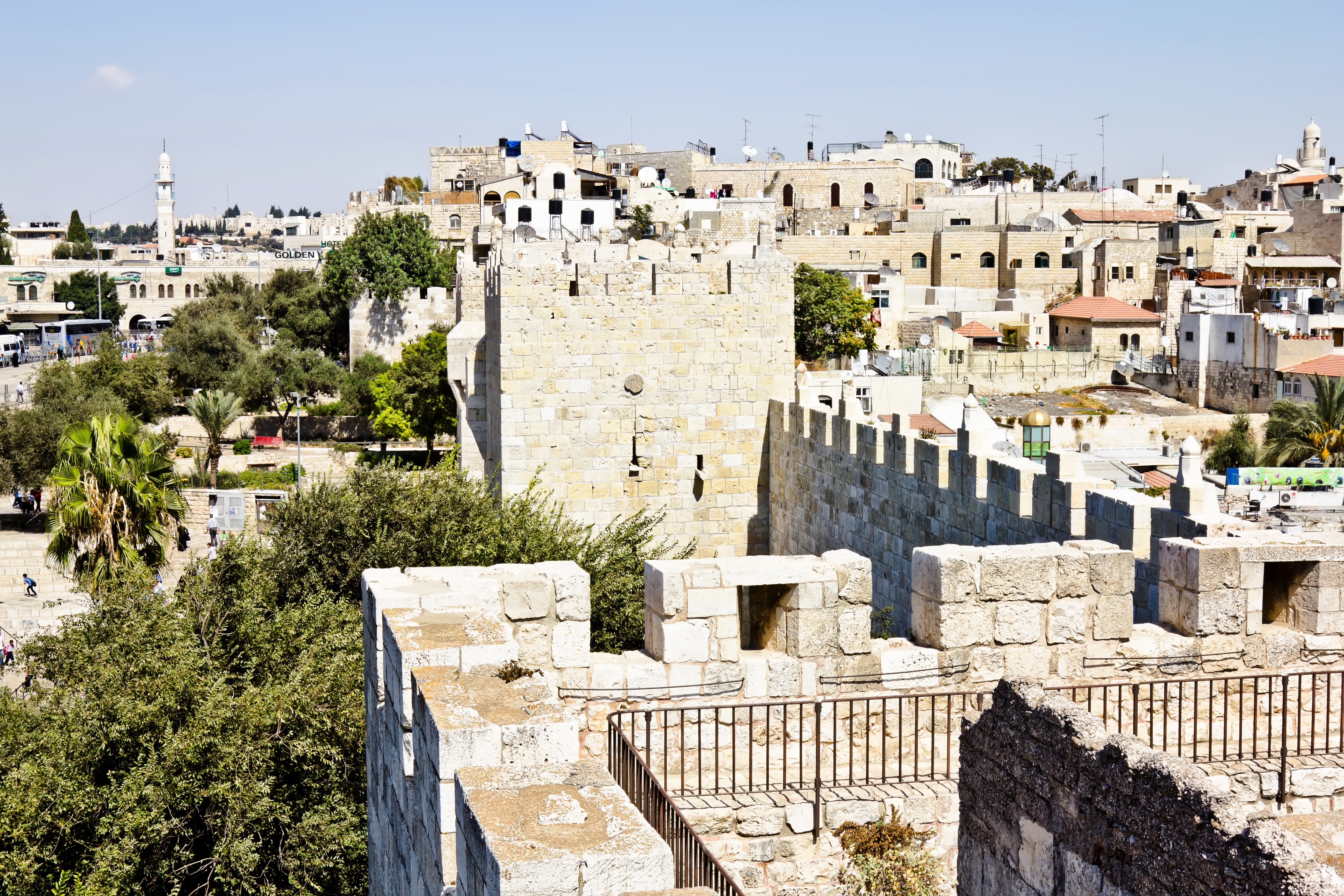 Jerusalem Old City Walls, Israel HD Wallpaper