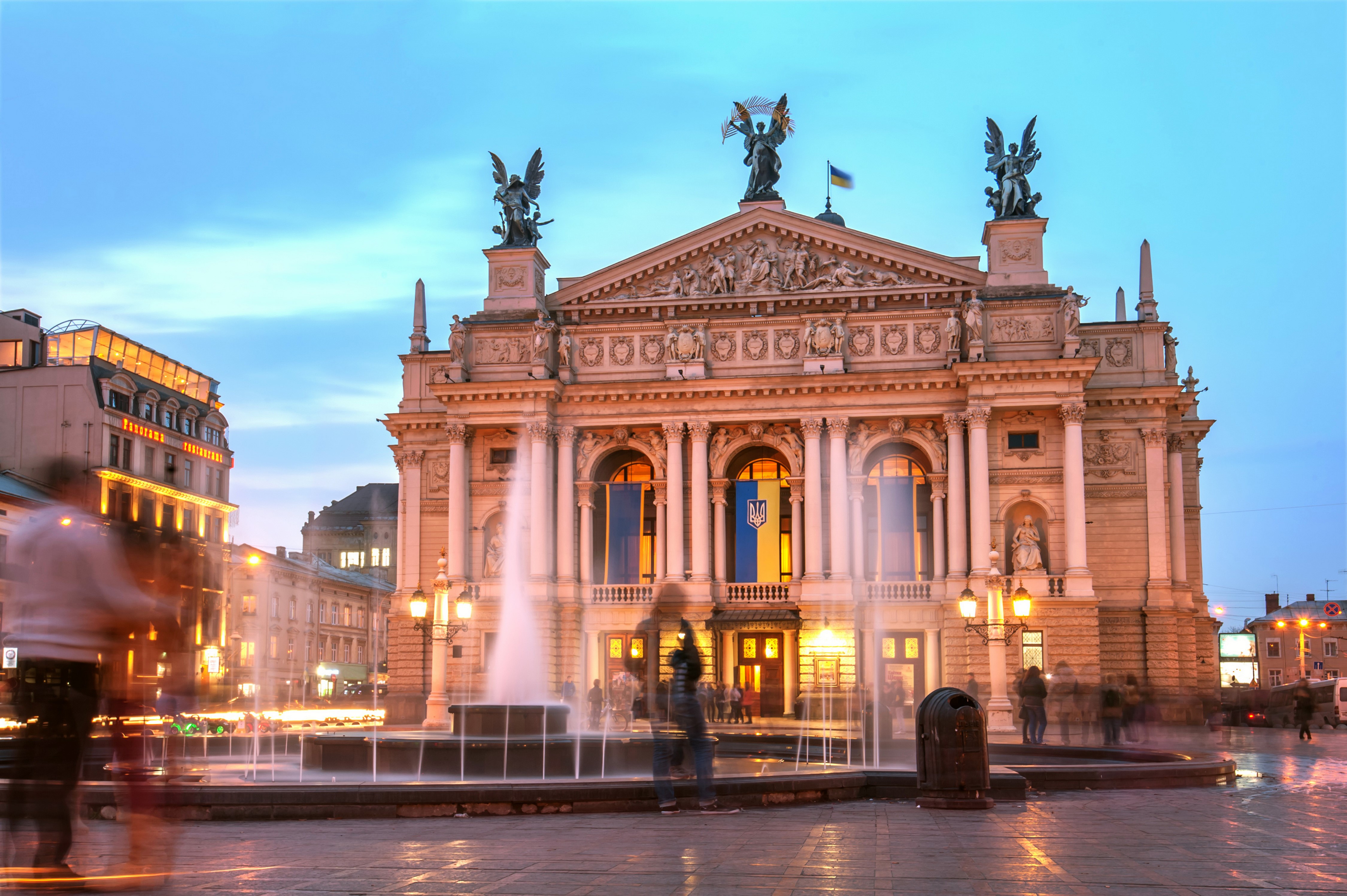 4K Ukraine Lviv Houses Street HD Wallpaper Rare Gallery