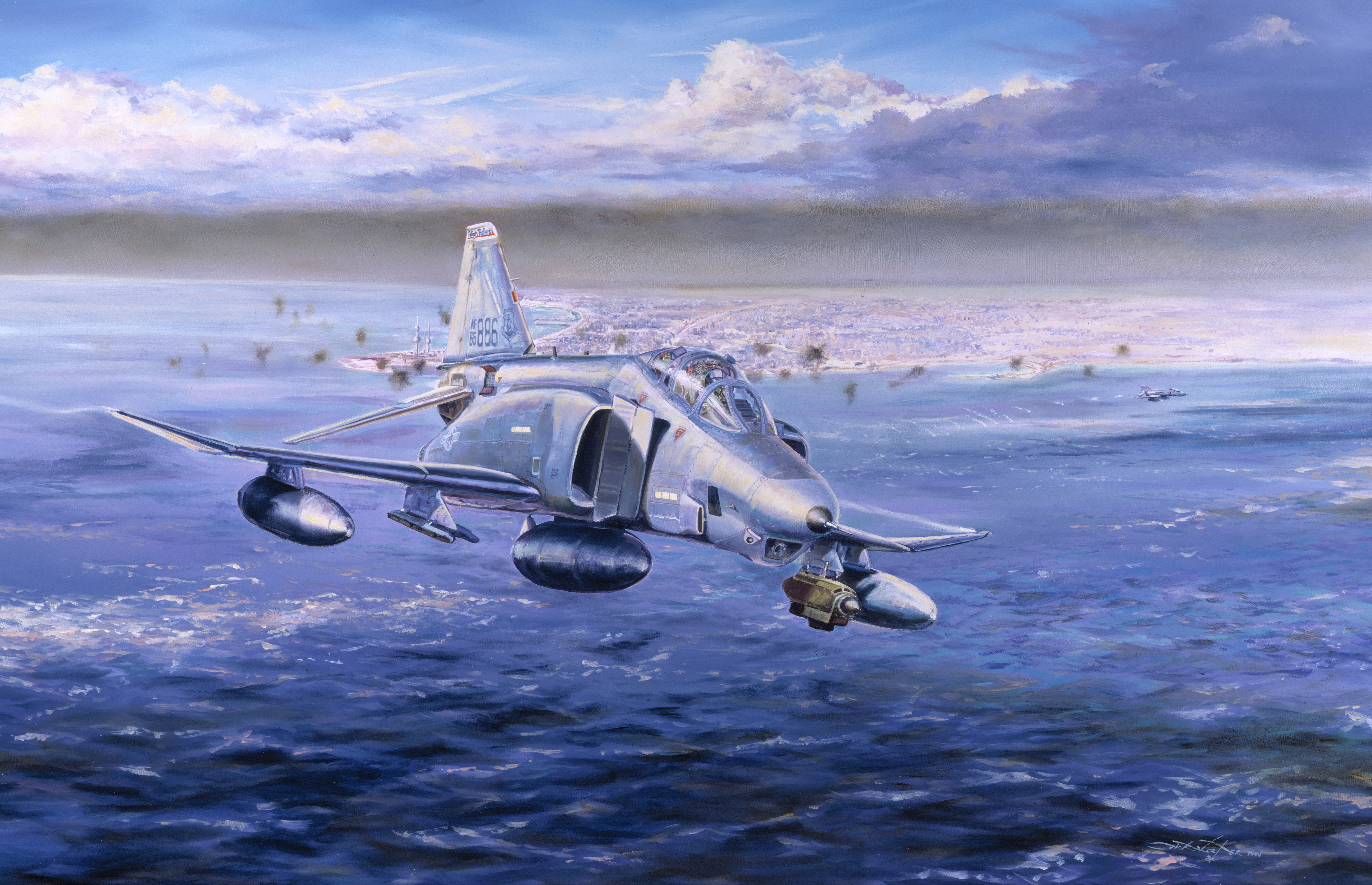 Rick Herter's High Rollers over Kuwait HD Wallpaper