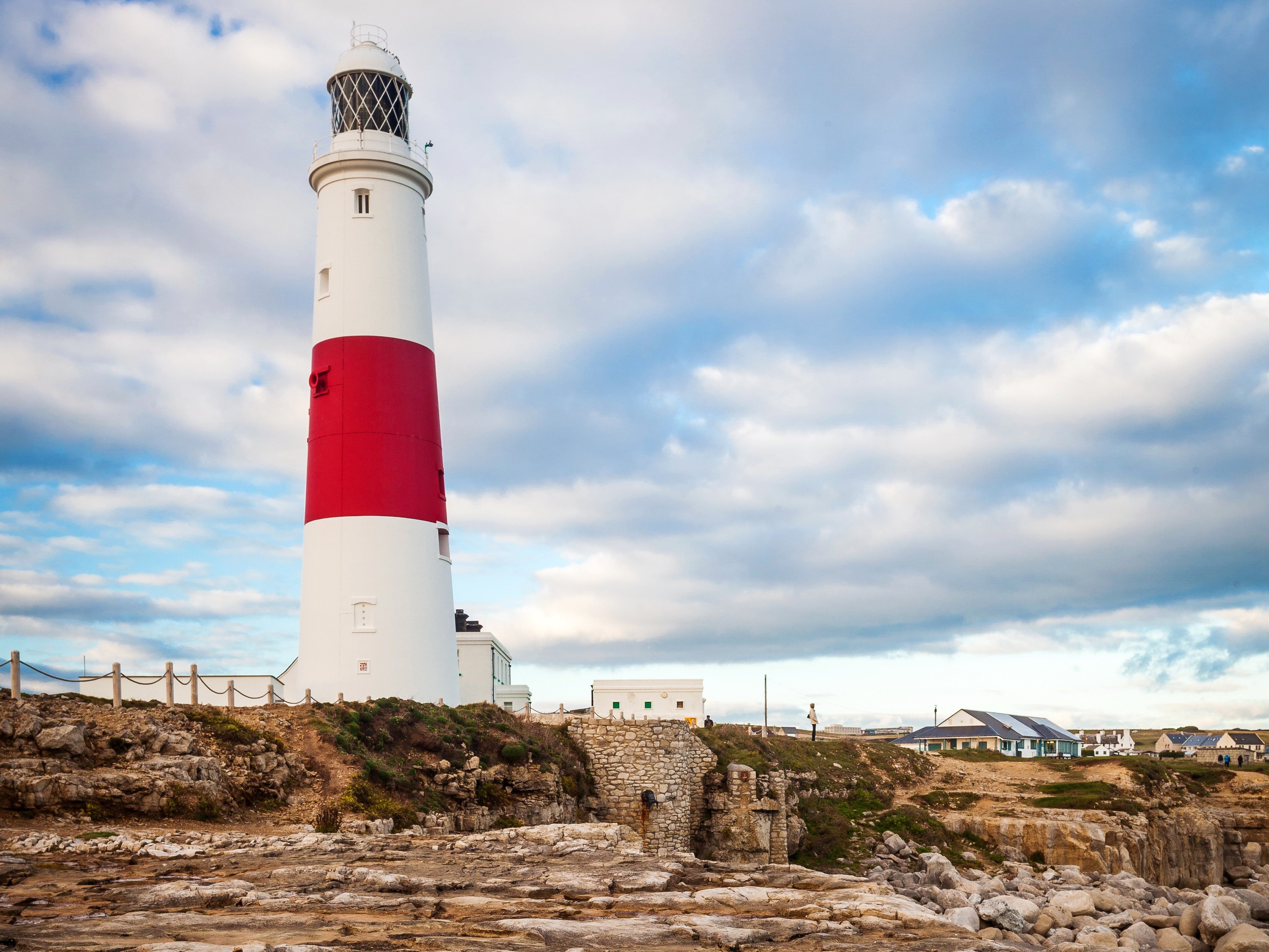 Portland Bill Lighthouse, Dorset, England HD Wallpaper