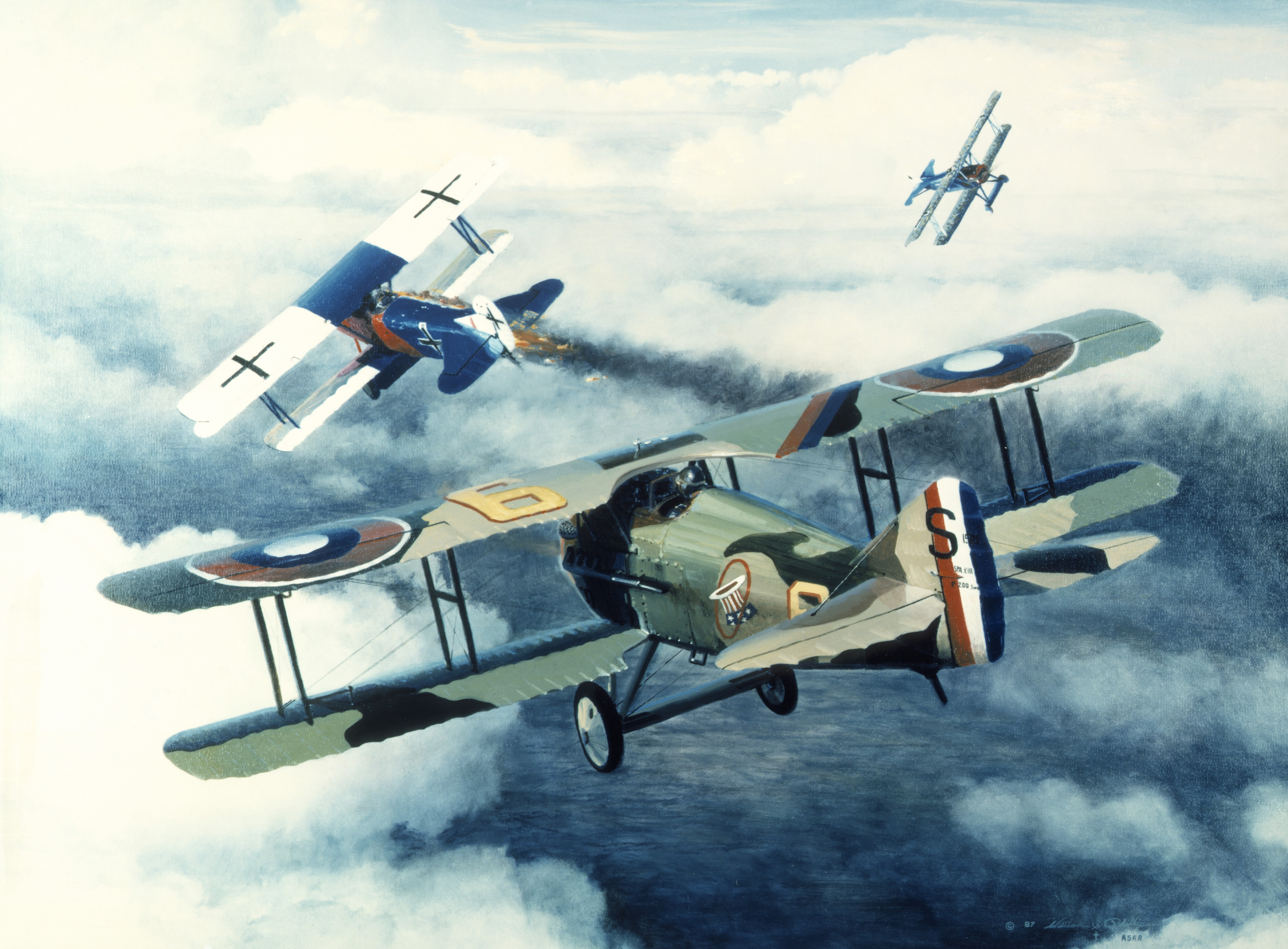 William S. Phillips' Two Down to Glory, Western Front HD Wallpaper
