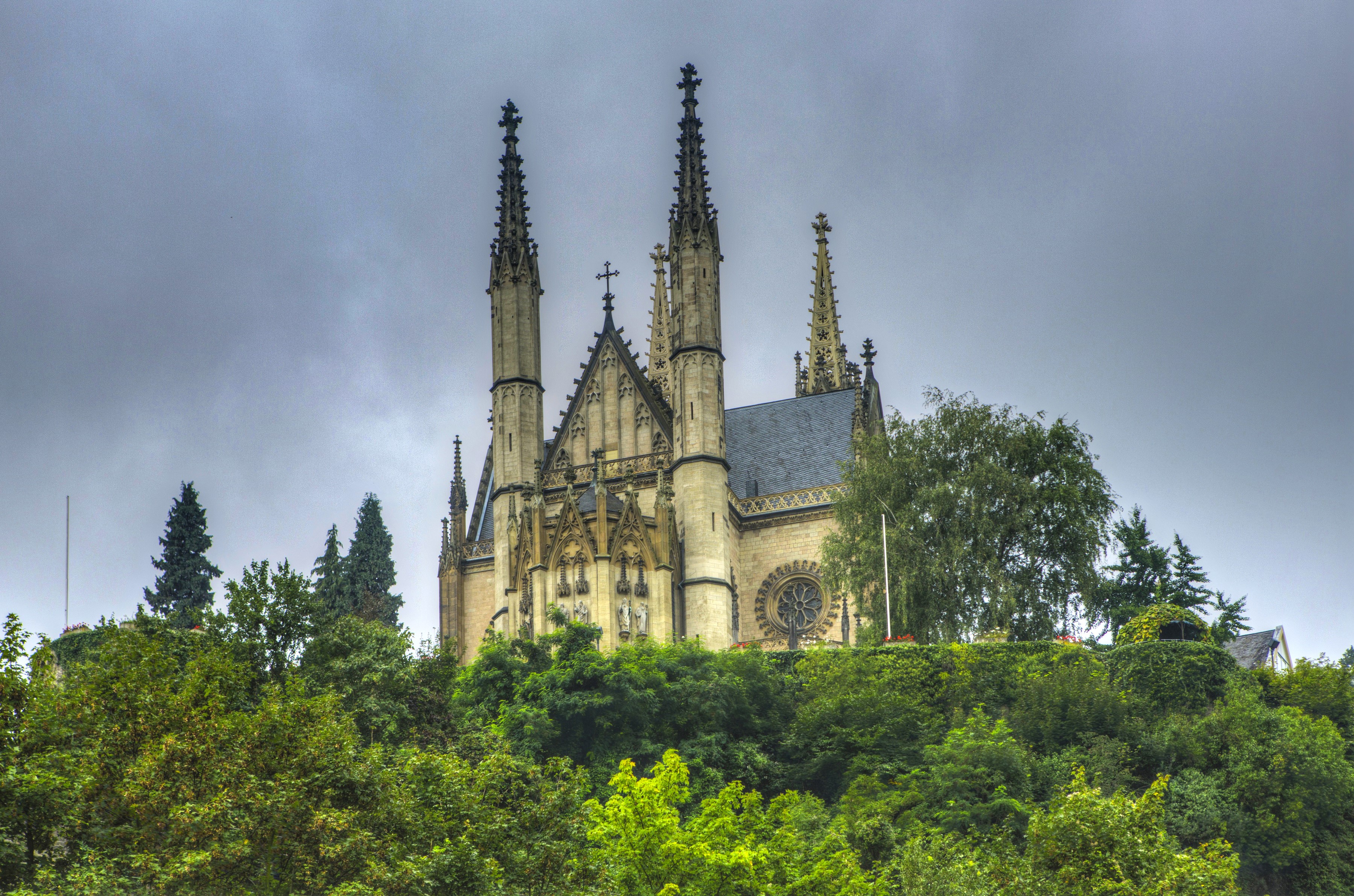 Apollinaris Kirche Remagen Germany HD Wallpaper