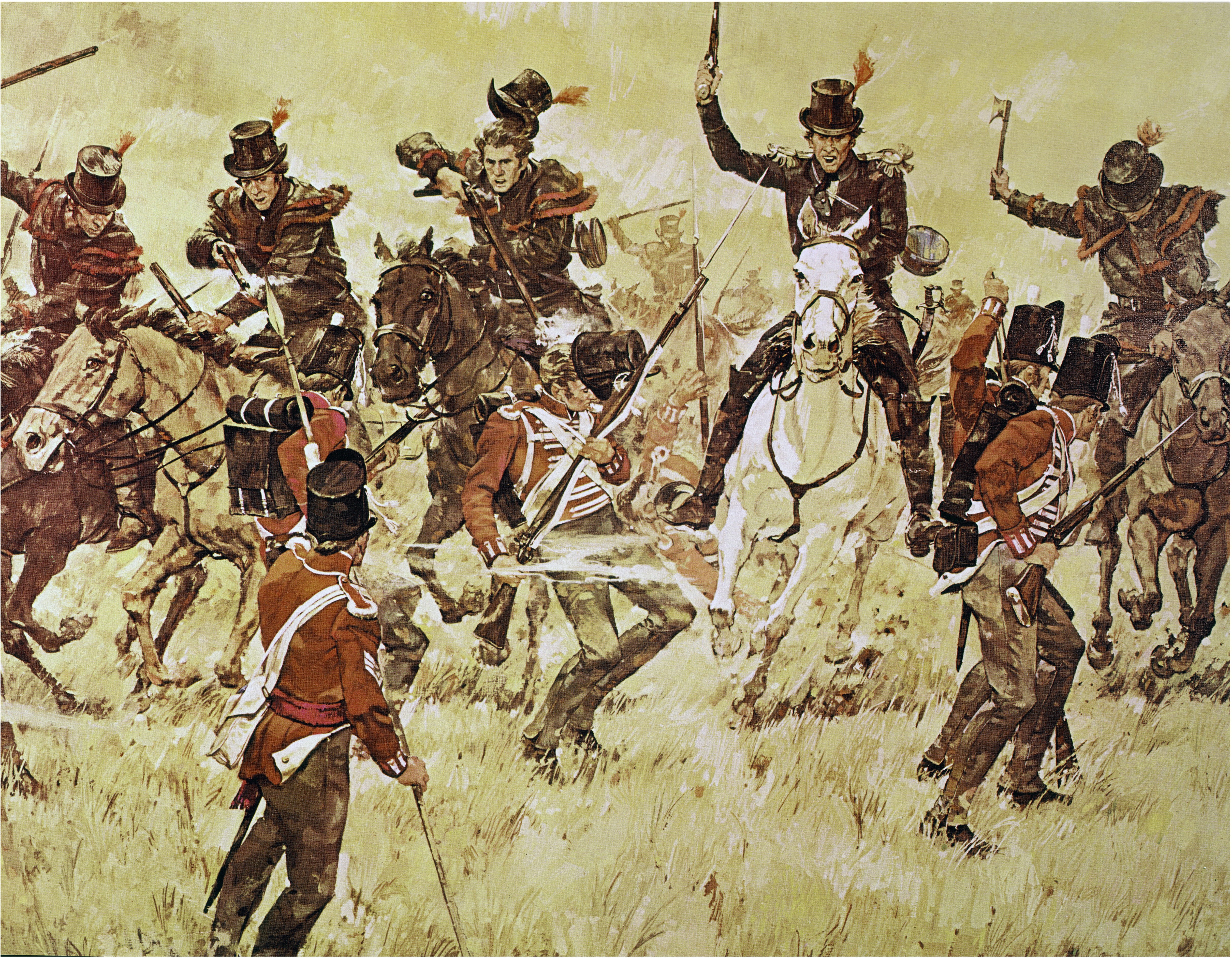 Battle of Moraviantown, October 5, 1813 HD Wallpaper