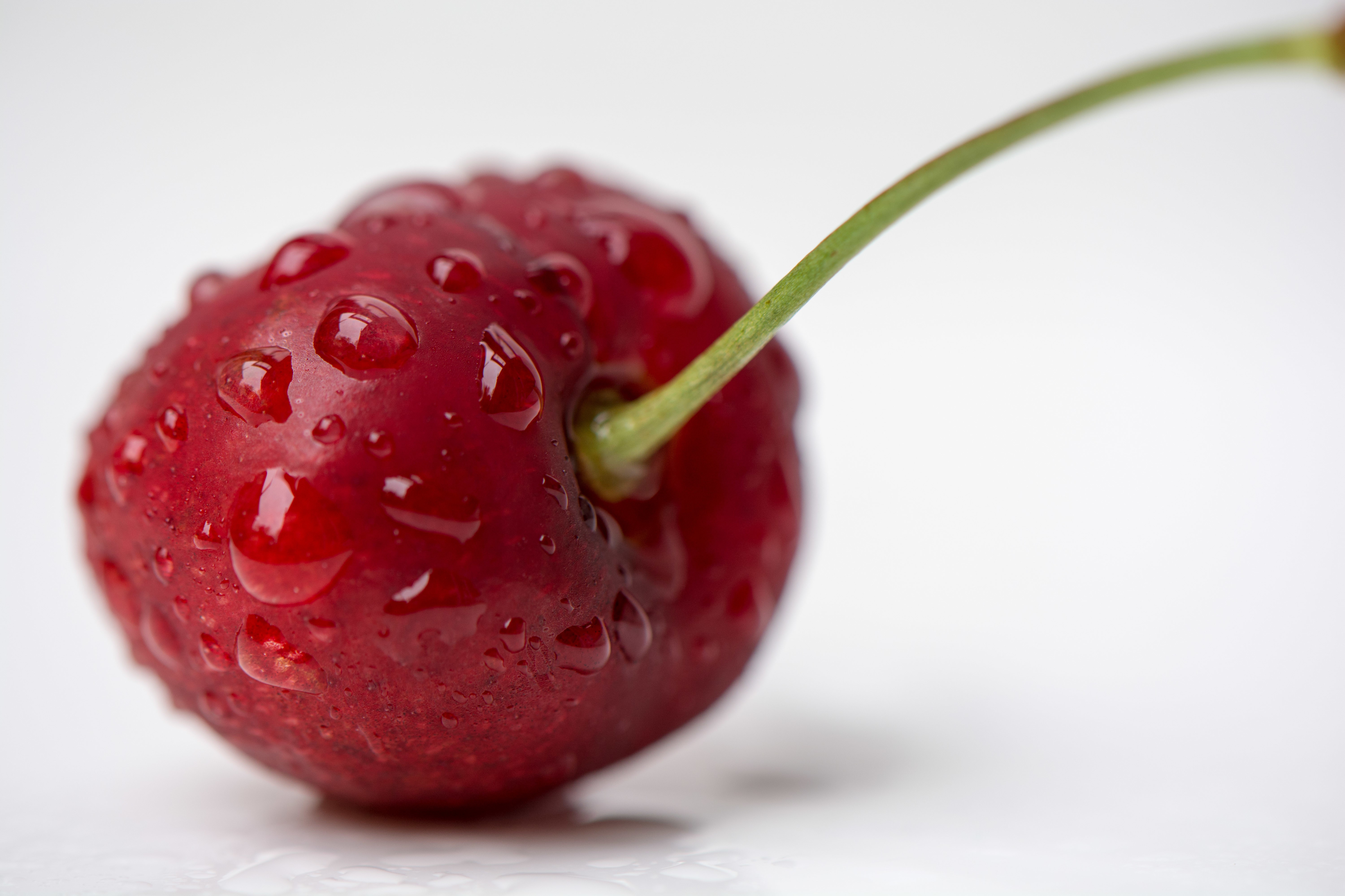 Cherry with water drops HD Wallpaper