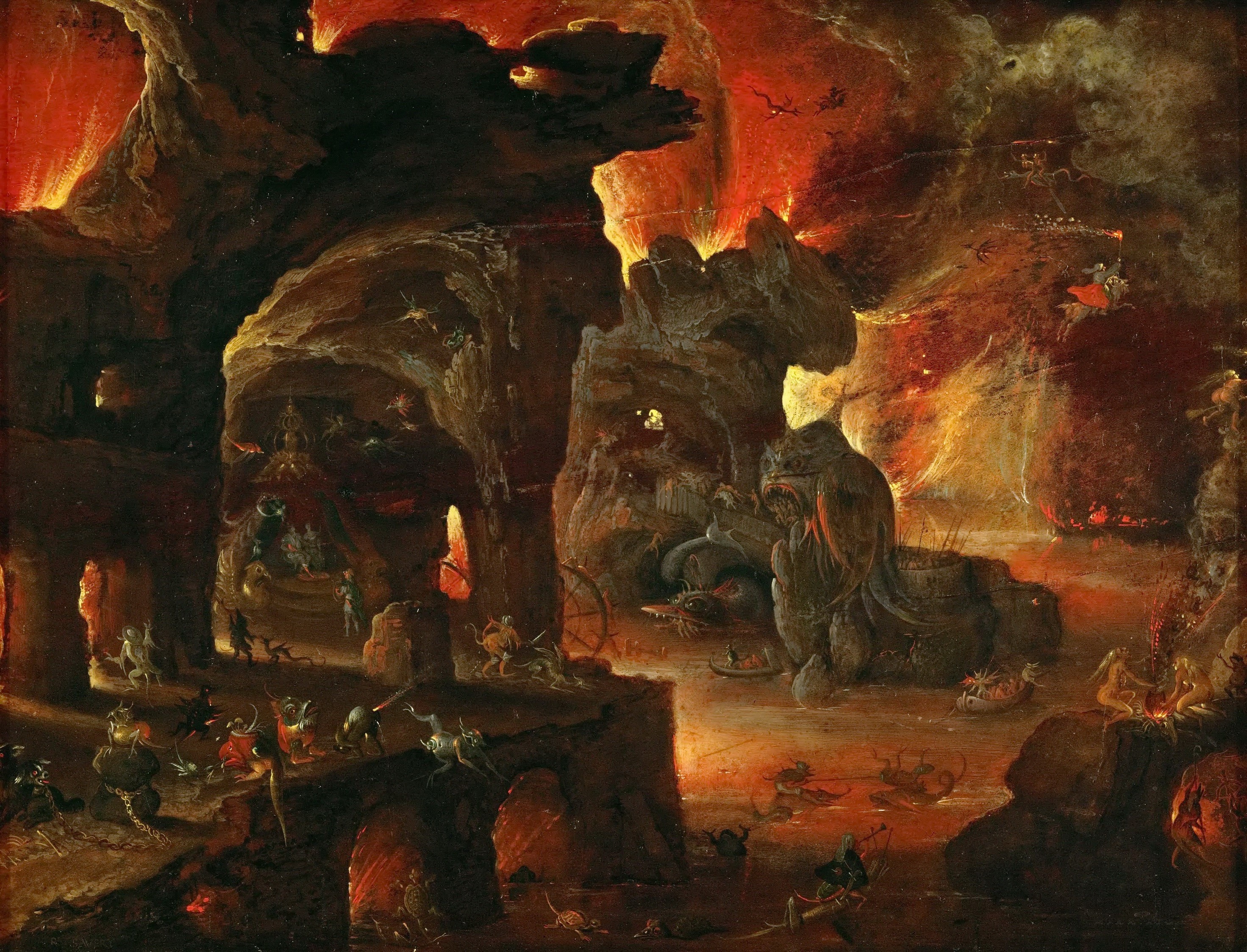 Orpheus in the Underworld by Roelandt Savery HD Wallpaper