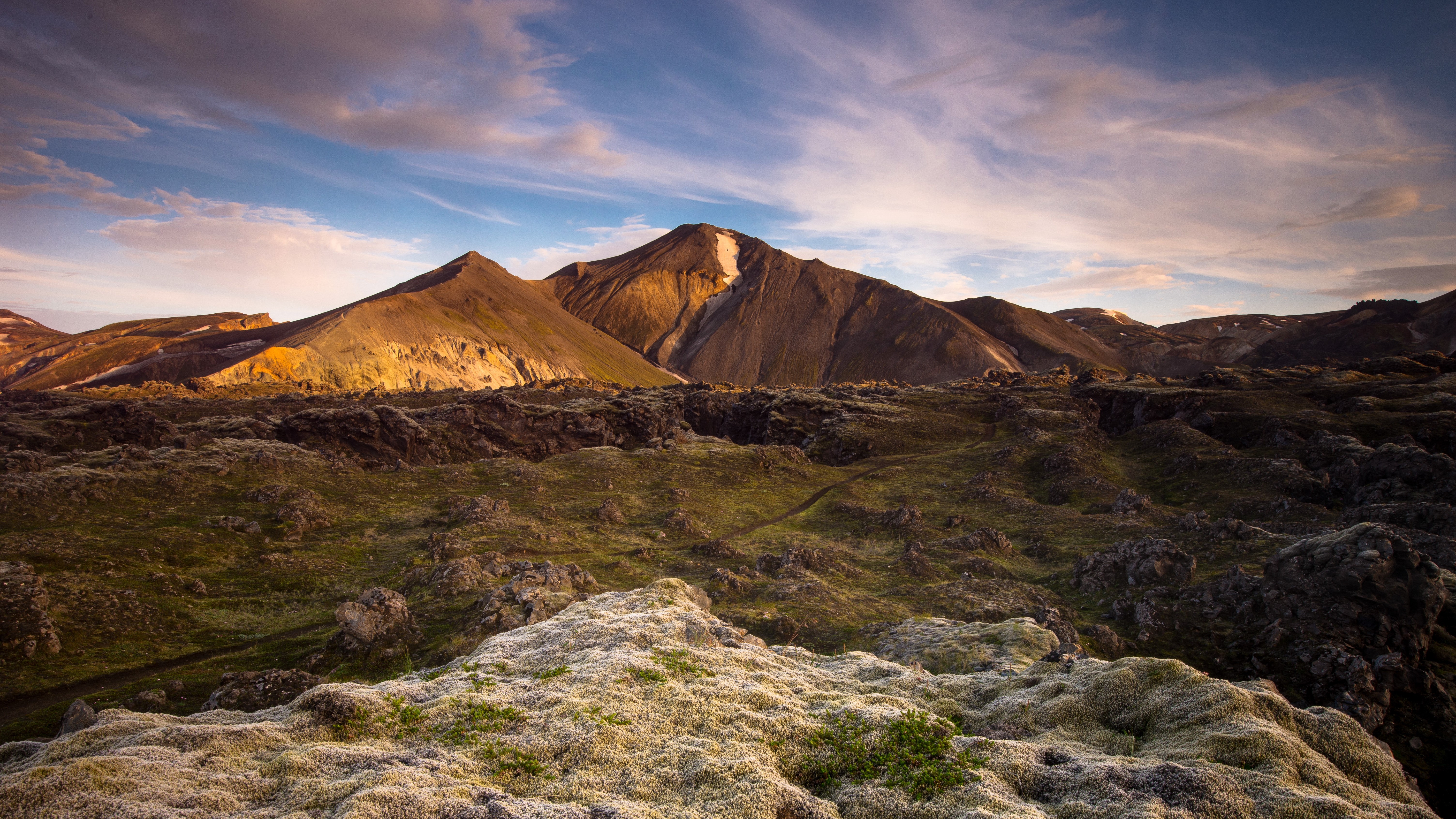 Landmannalaugar Iceland Mountains 4K HD Wallpaper