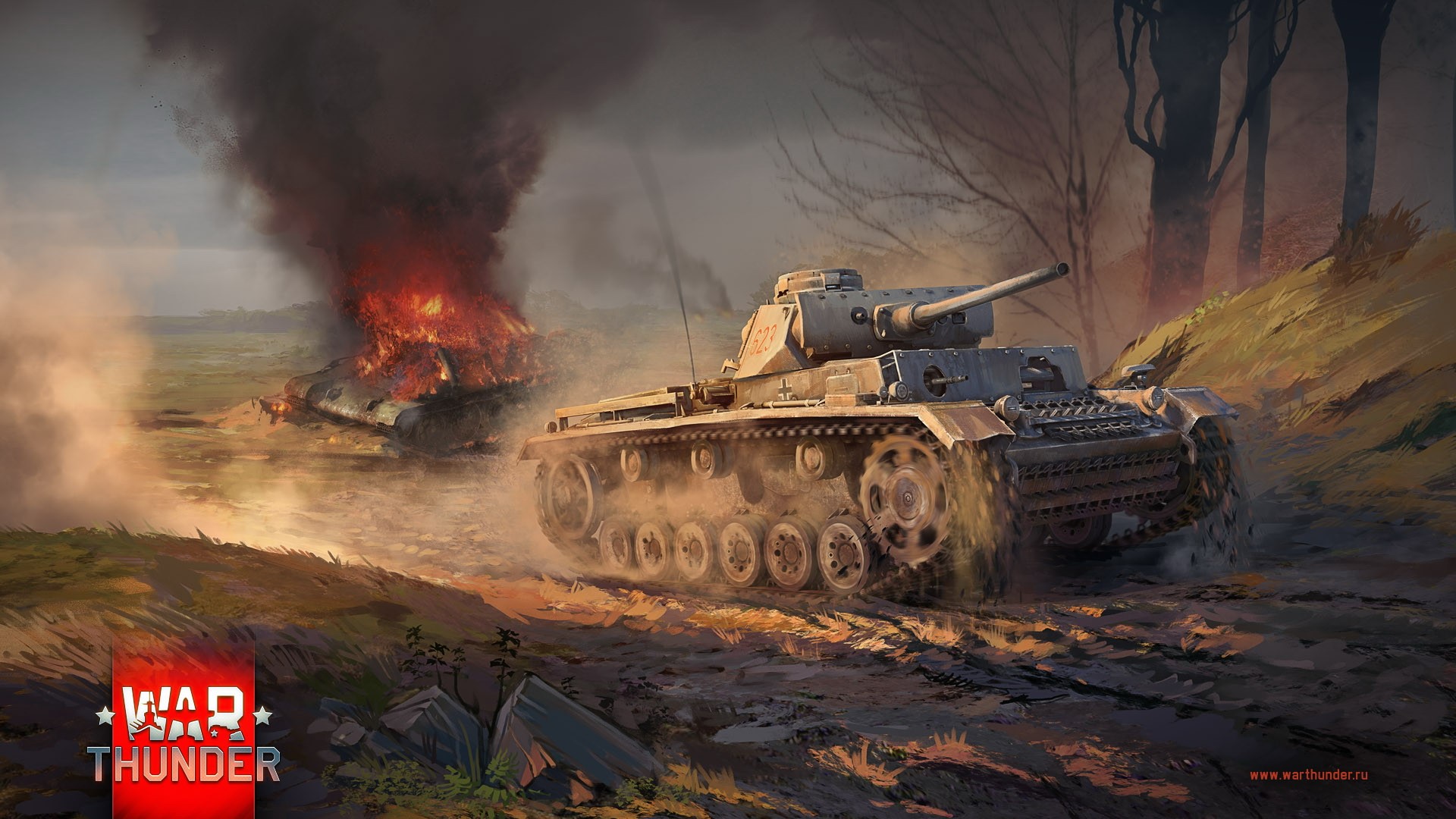War Thunder Tanks in Combat HD Wallpaper