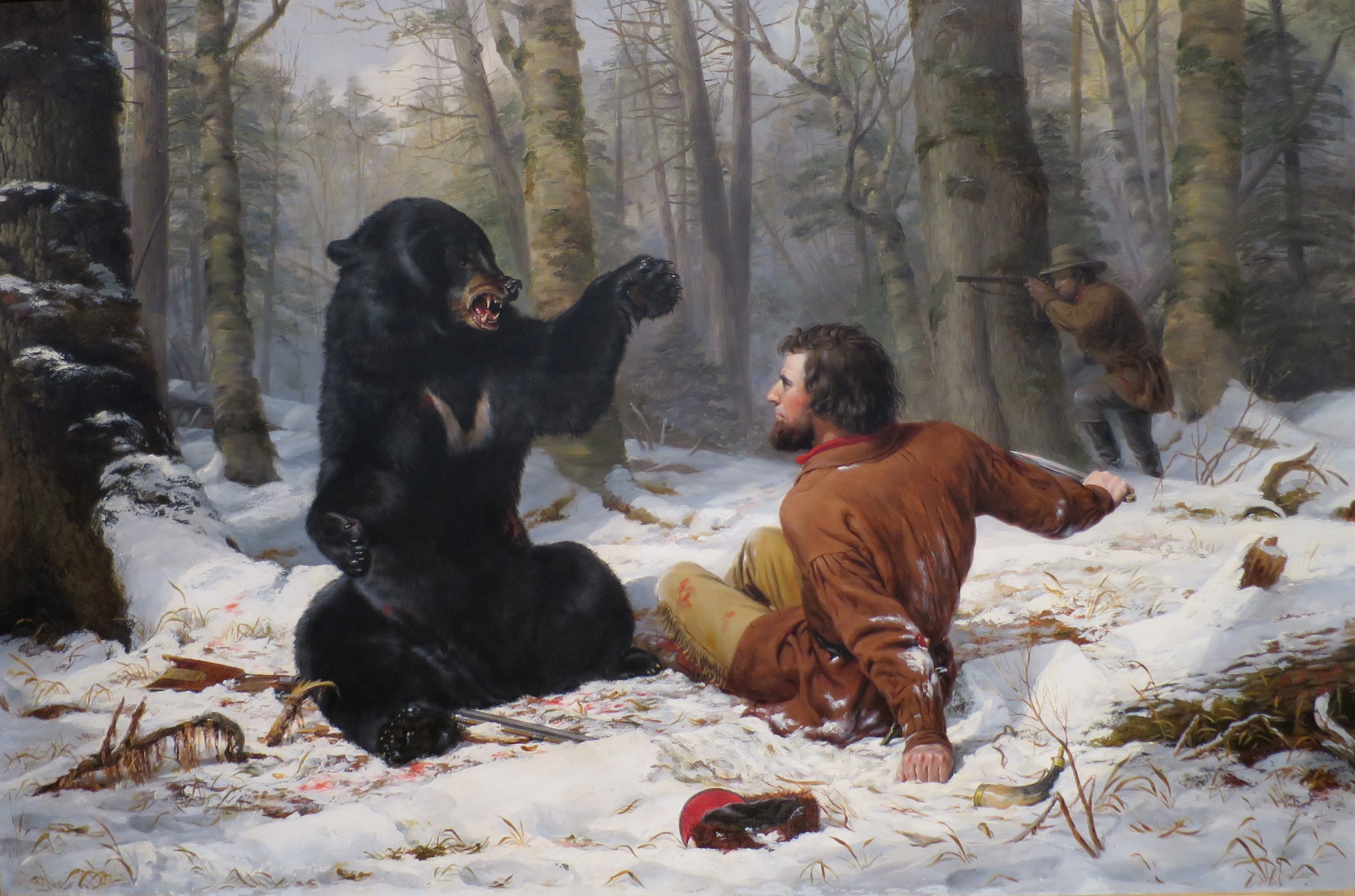 The Life of a Hunter by Arthur Fitzwilliam Tait HD Wallpaper
