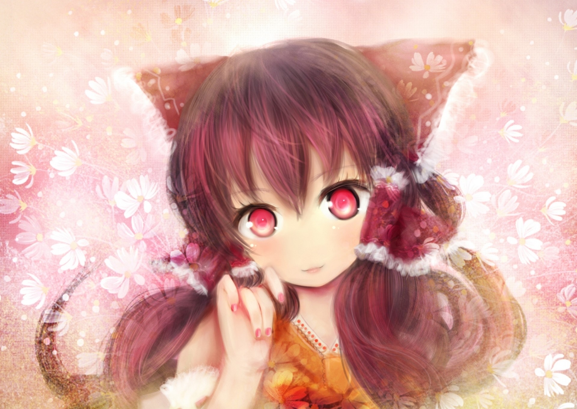 Reimu Hakurei from Touhou Project HD Wallpaper