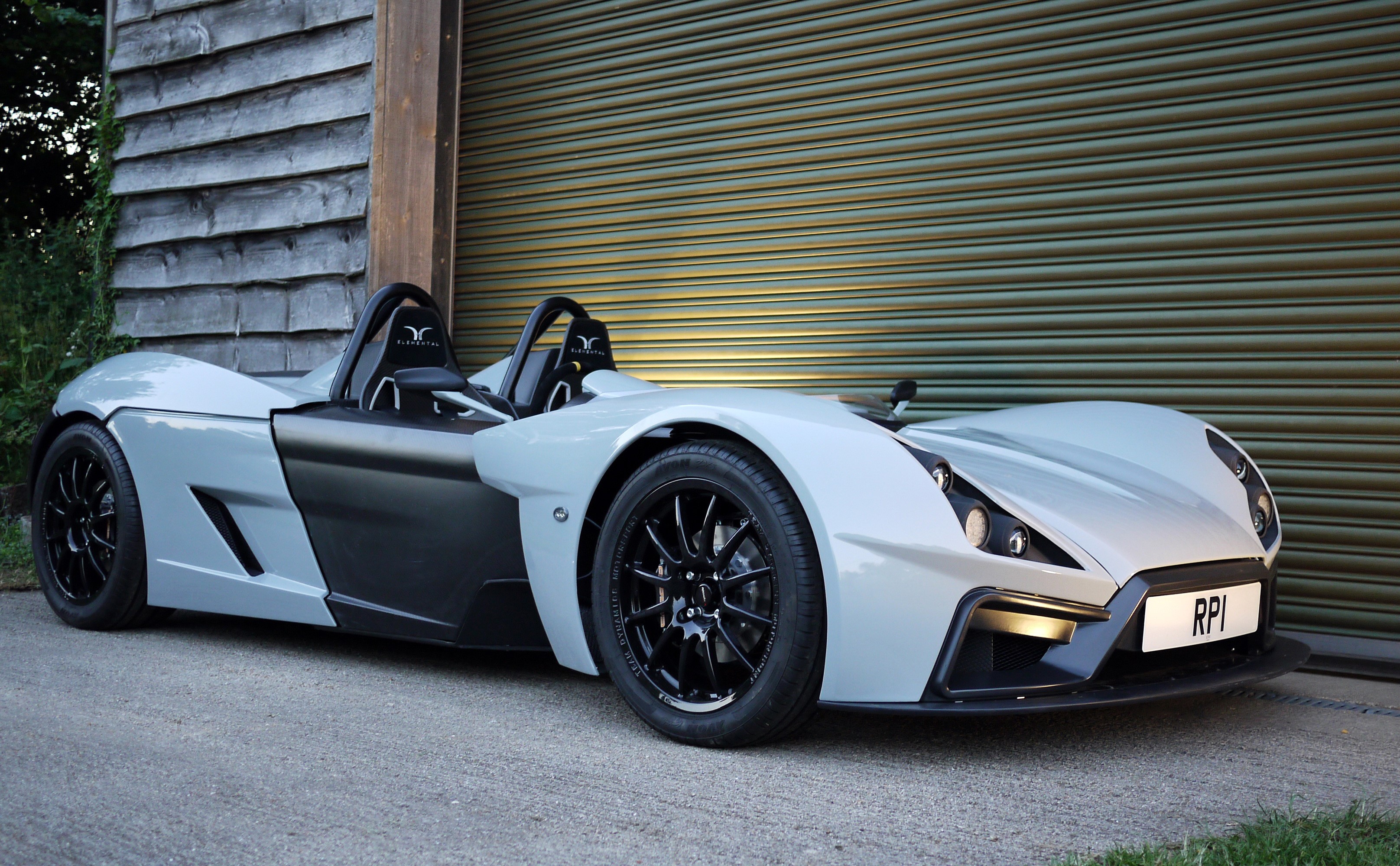 2014 Elemental RP1 Light Blue Luxury Sports Car HD Wallpaper