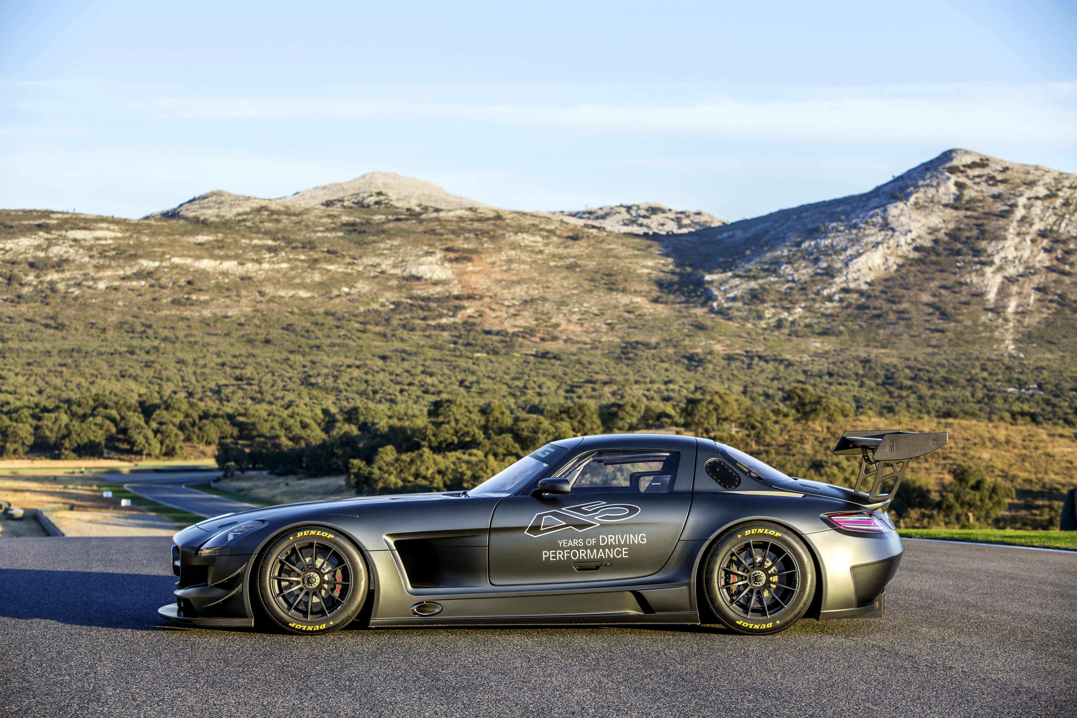 Mercedes-Benz SLS 63 AMG GT3 45th anniversary HD Wallpaper