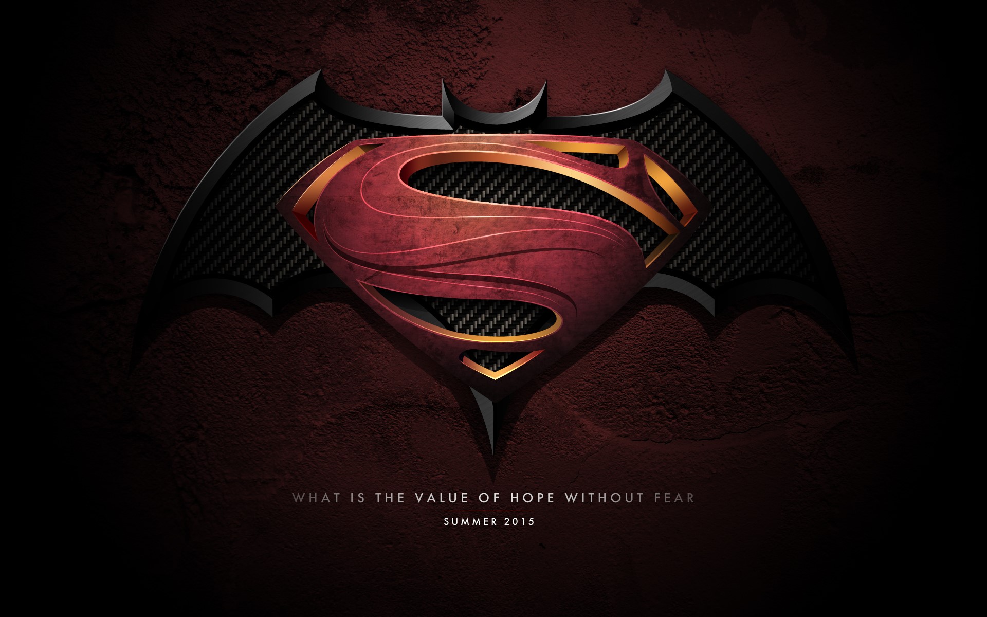 Batman v Superman: Dawn of Justice logo HD Wallpaper