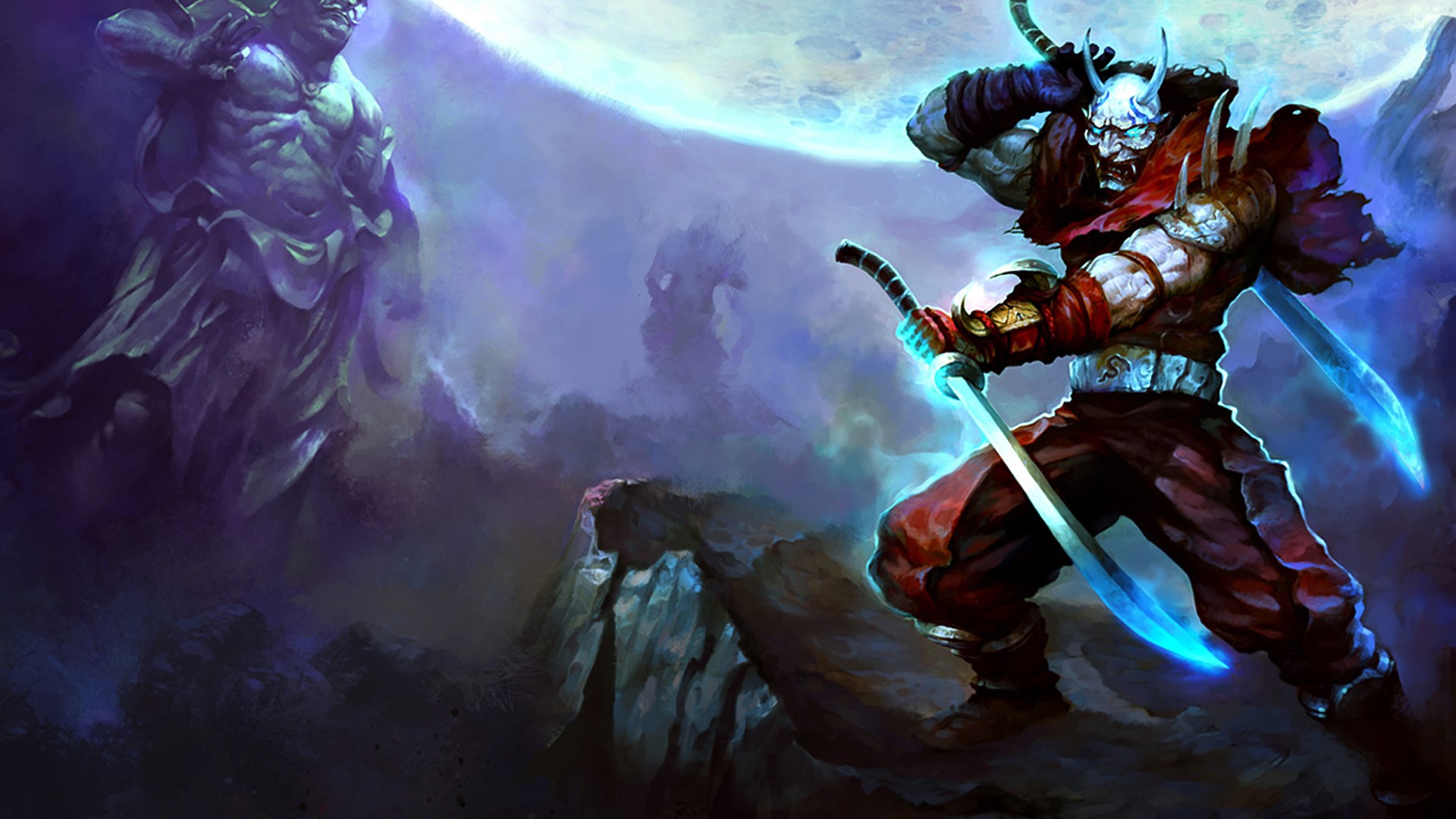 Blood Moon Shen from League of Legends HD Wallpaper
