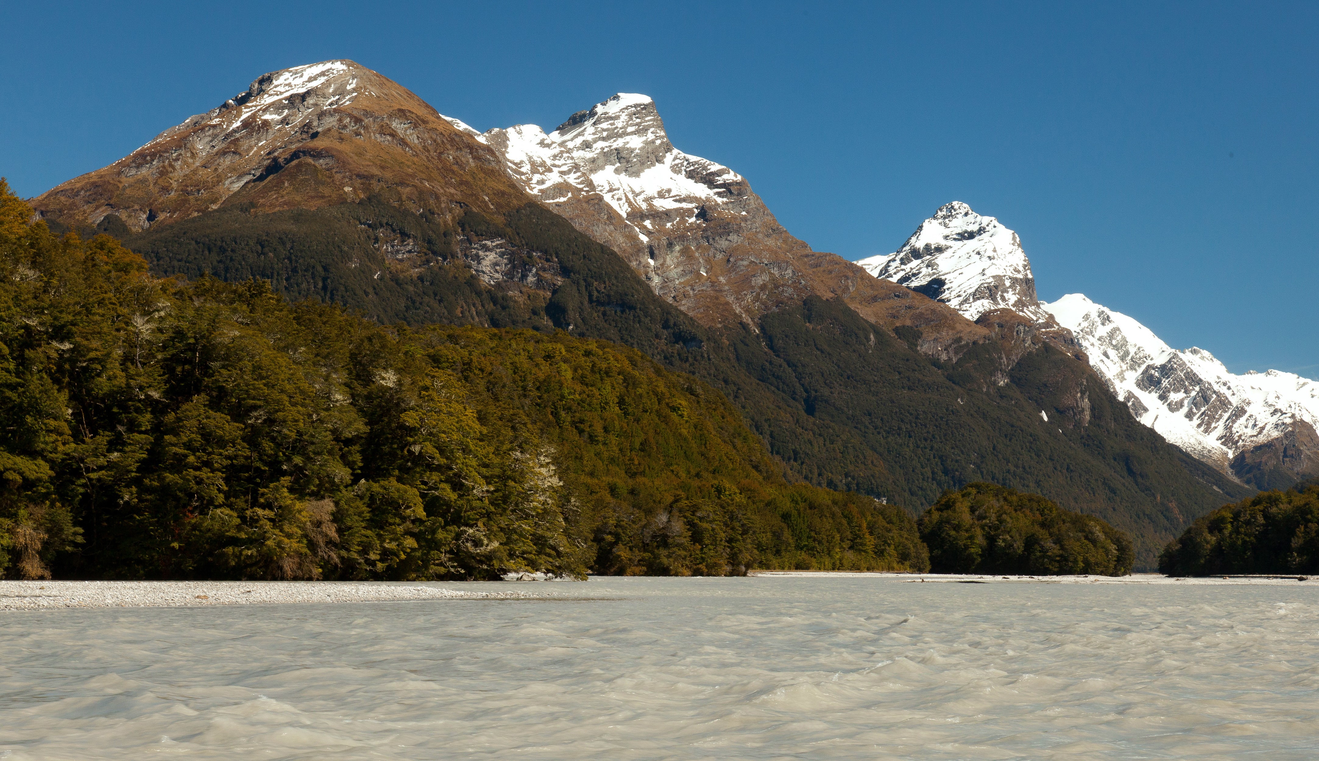 4K Mountains and Lake in New Zealand HD Wallpaper