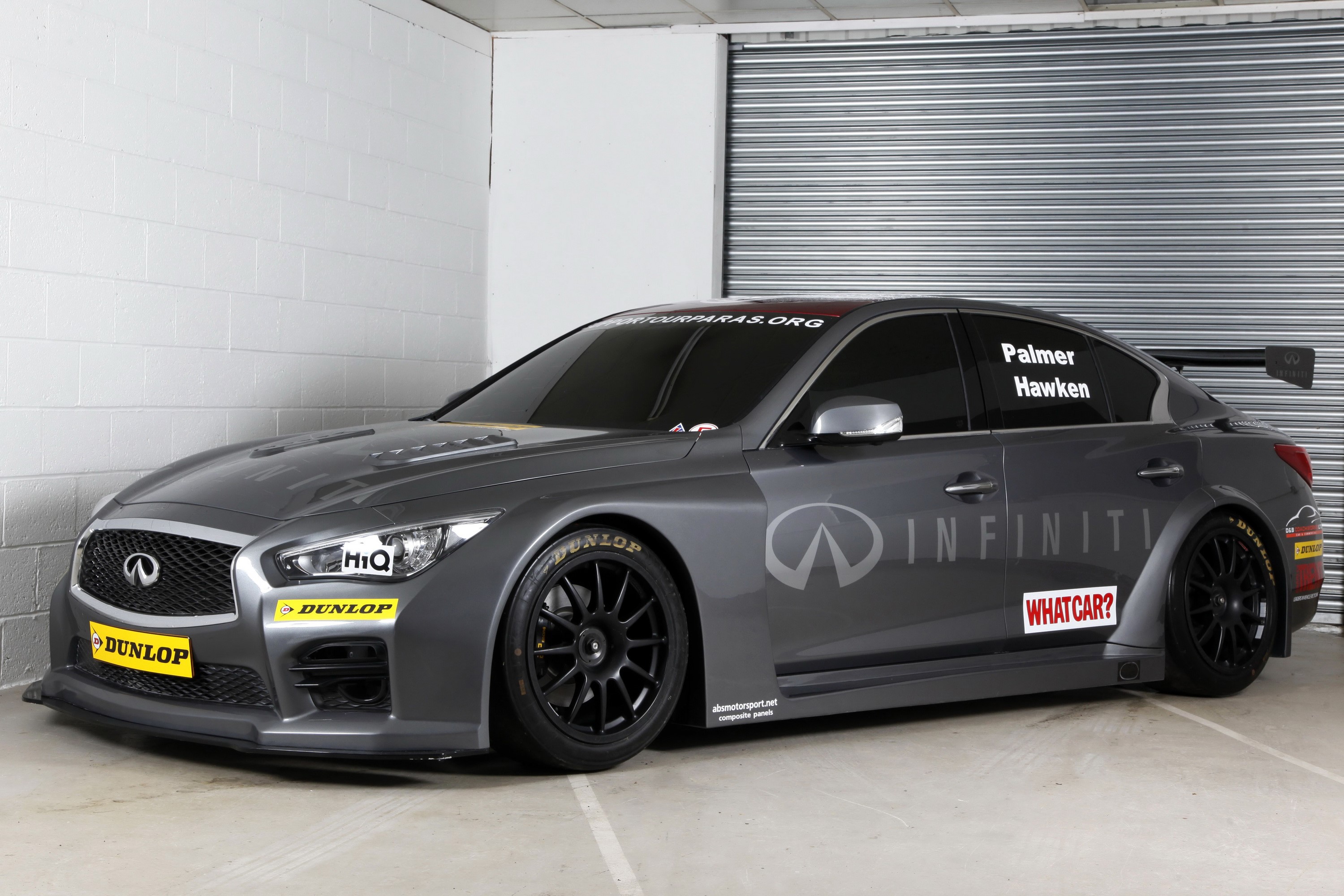 Infiniti Q50 NGTC race car with Palmer Hawken livery HD Wallpaper