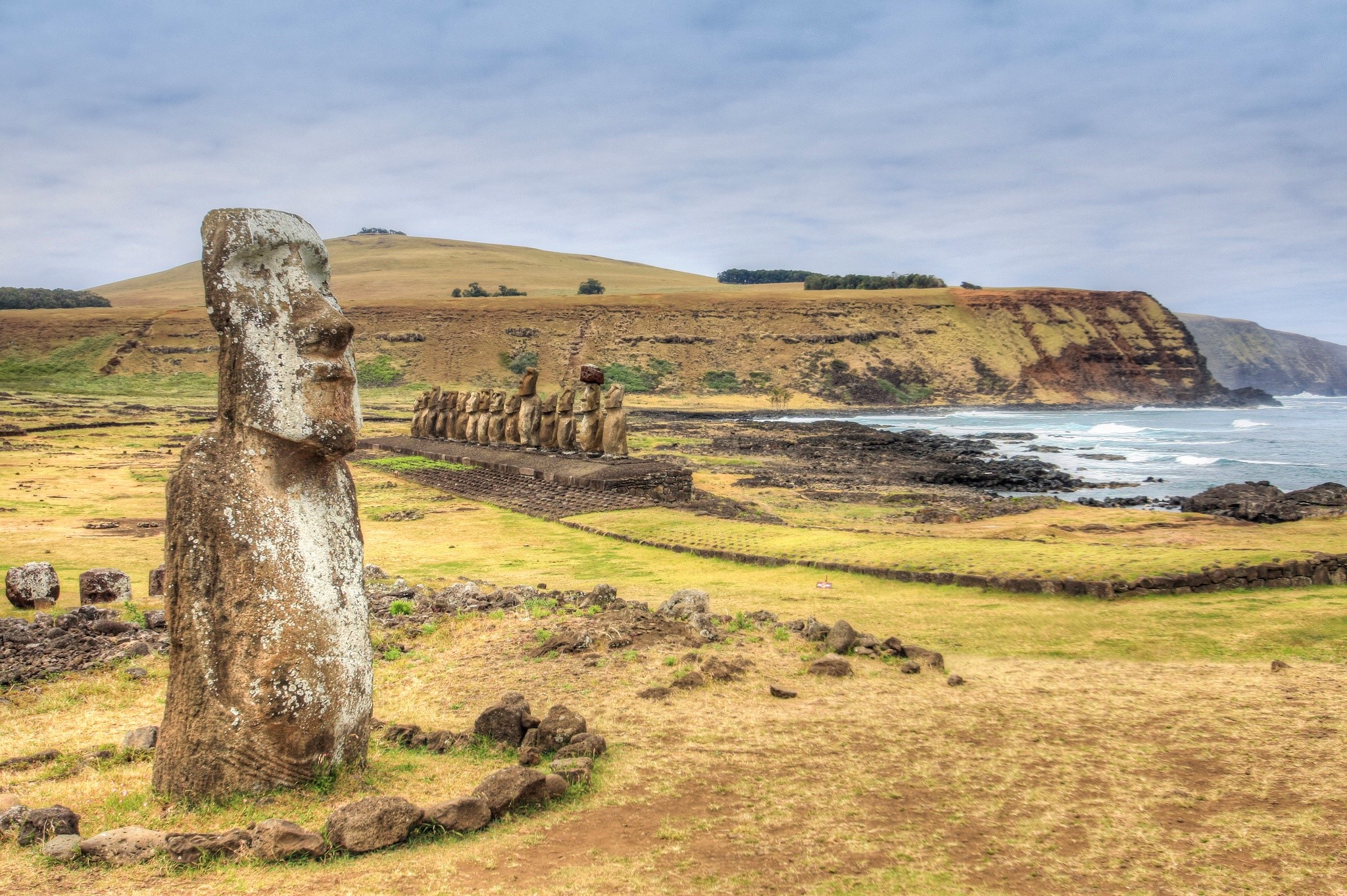 Moai Statues On Easter Island Rapa Nui Chile Hd Wallpaper Rare Gallery Moai Statues On Easter Island Rapa Nui Chile Hd Wallpaper Rare Gallery