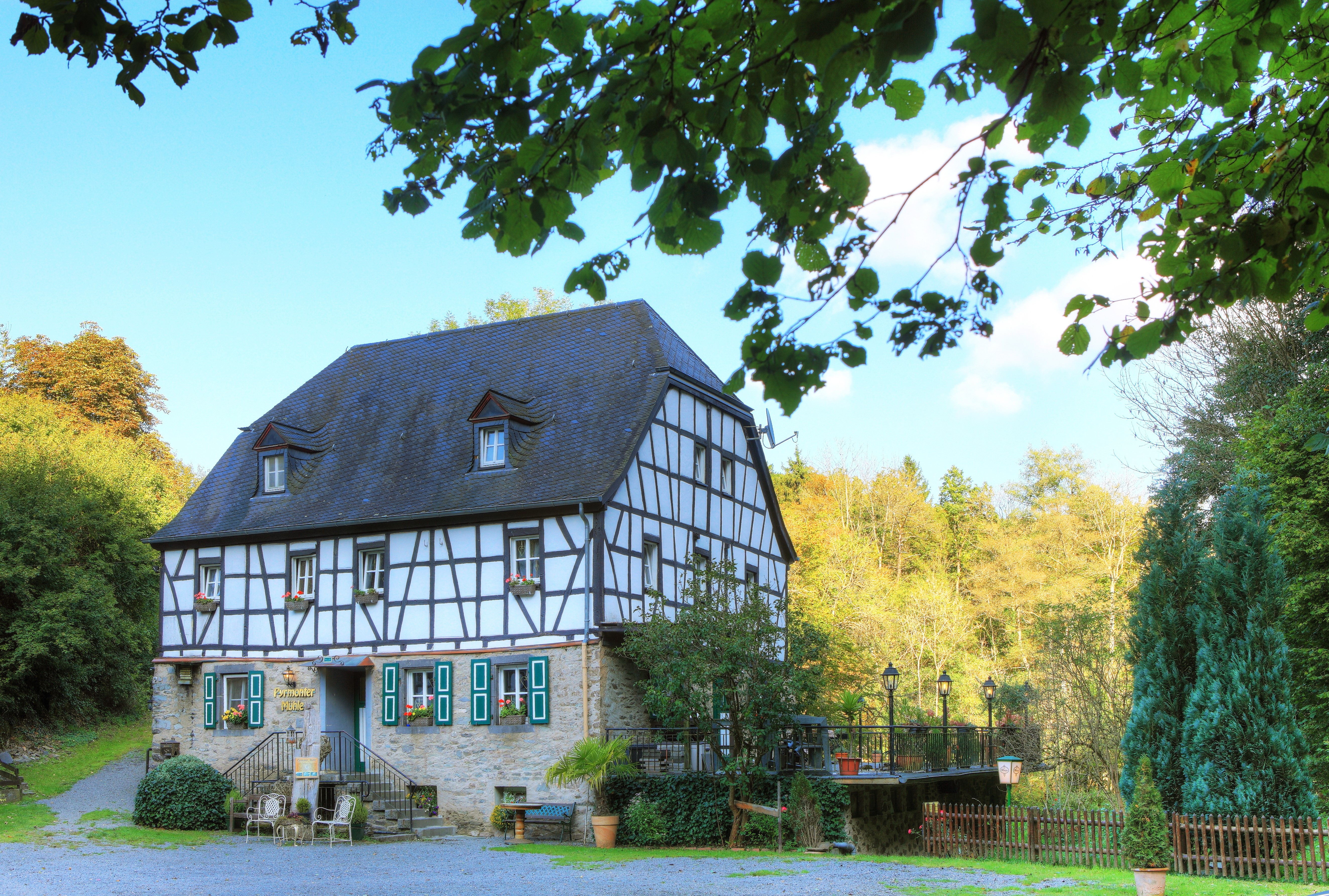 Half-timbered house in Rees, Germany HD Wallpaper