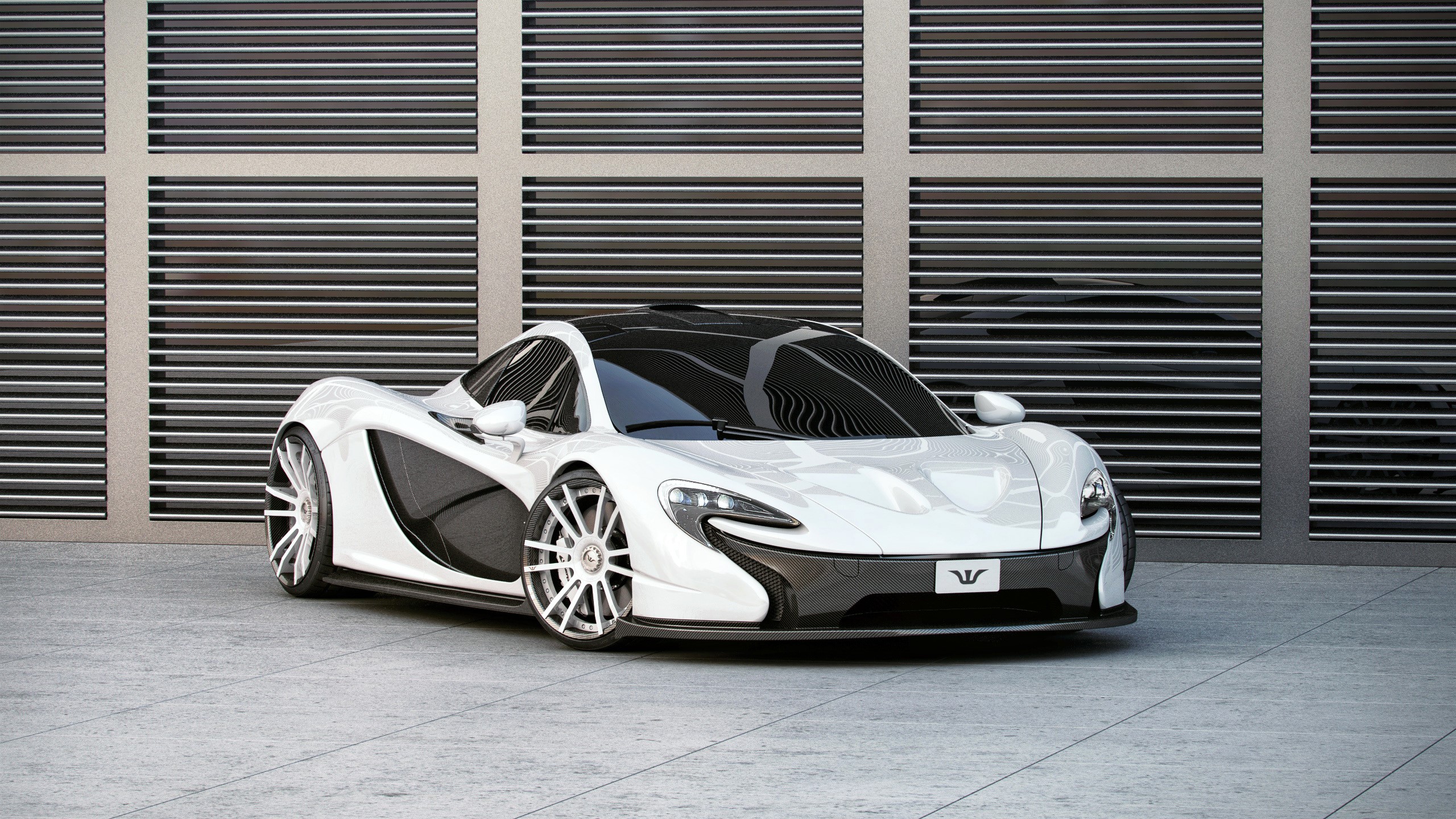 White McLaren P1 by Wheelsandmore HD Wallpaper