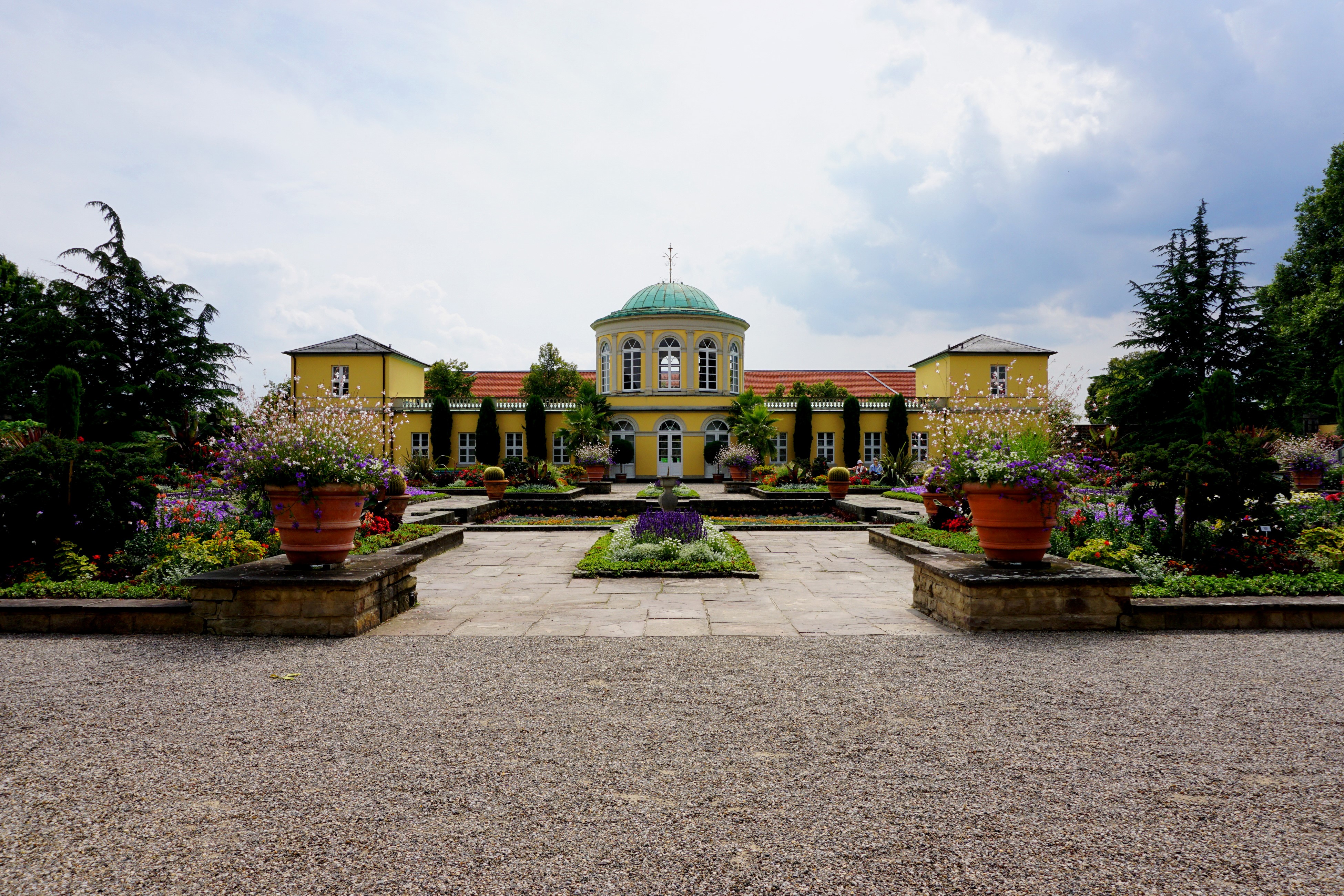 Herrenhausen Palace Gardens in Hanover, Germany HD Wallpaper