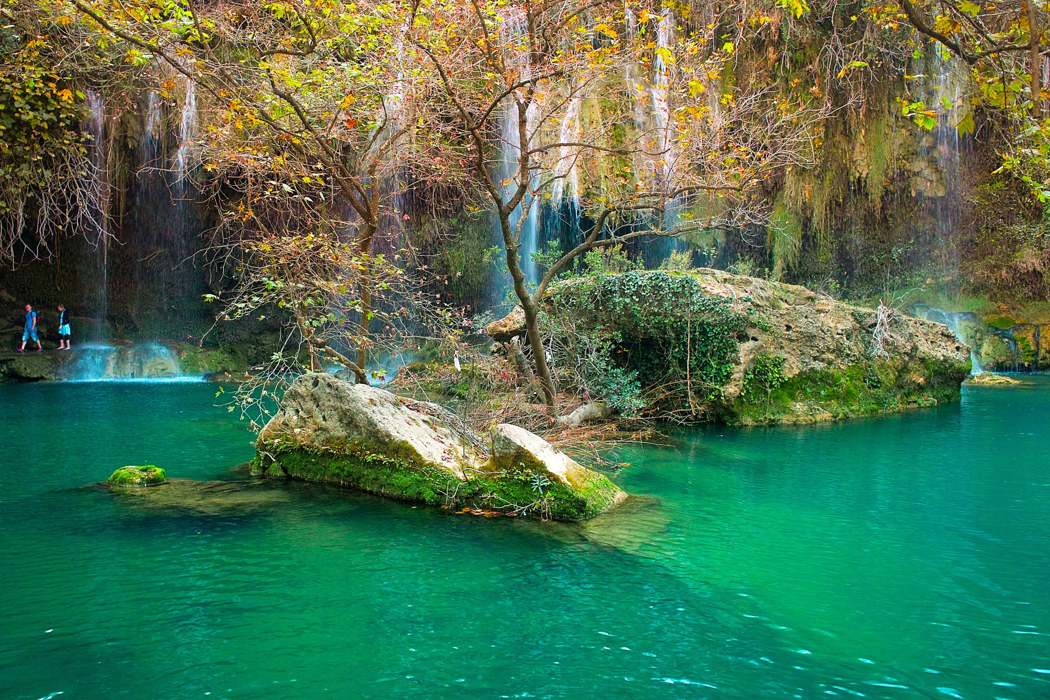 Kursunlu Waterfall Nature Park in Turkey HD Wallpaper